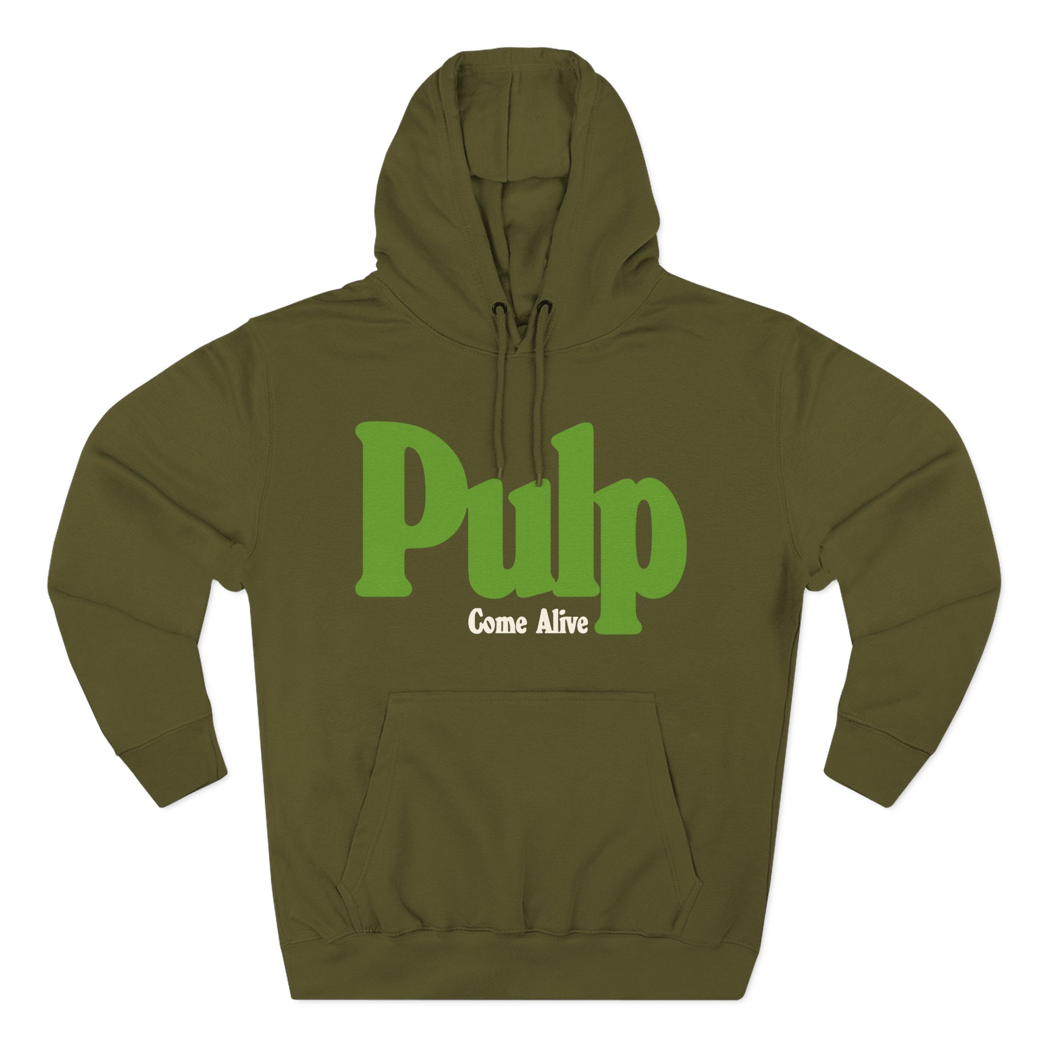 Pulp Come Alive Three-Panel Fleece Hoodie