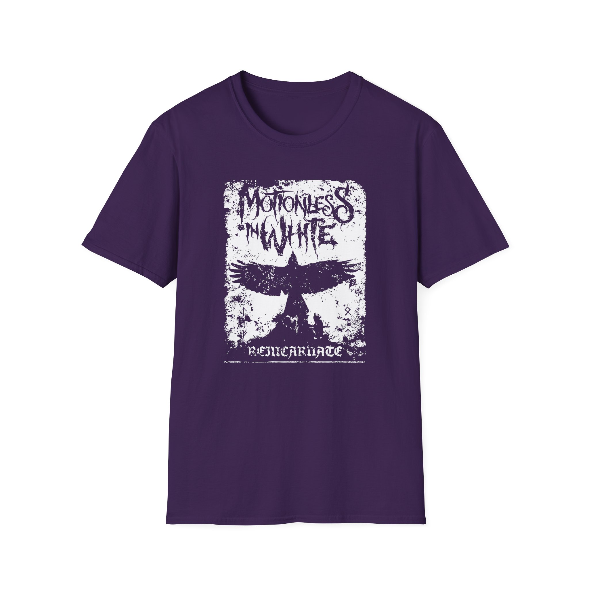 Motionless in White Reincarnate Crow Unisex Softstyle T-Shirt