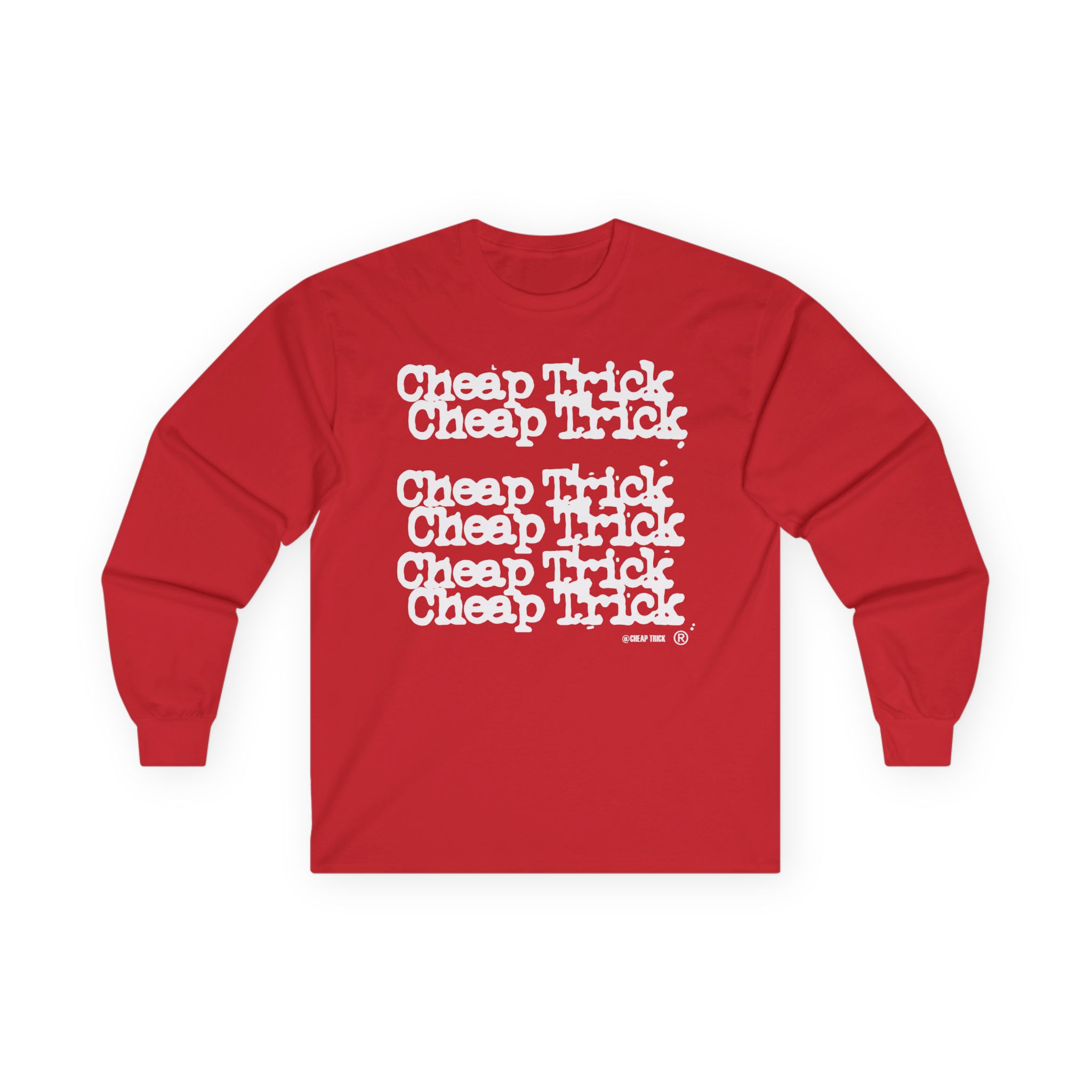 Cheap Trick Stacked Logo Unisex Ultra Cotton Long Sleeve Tee