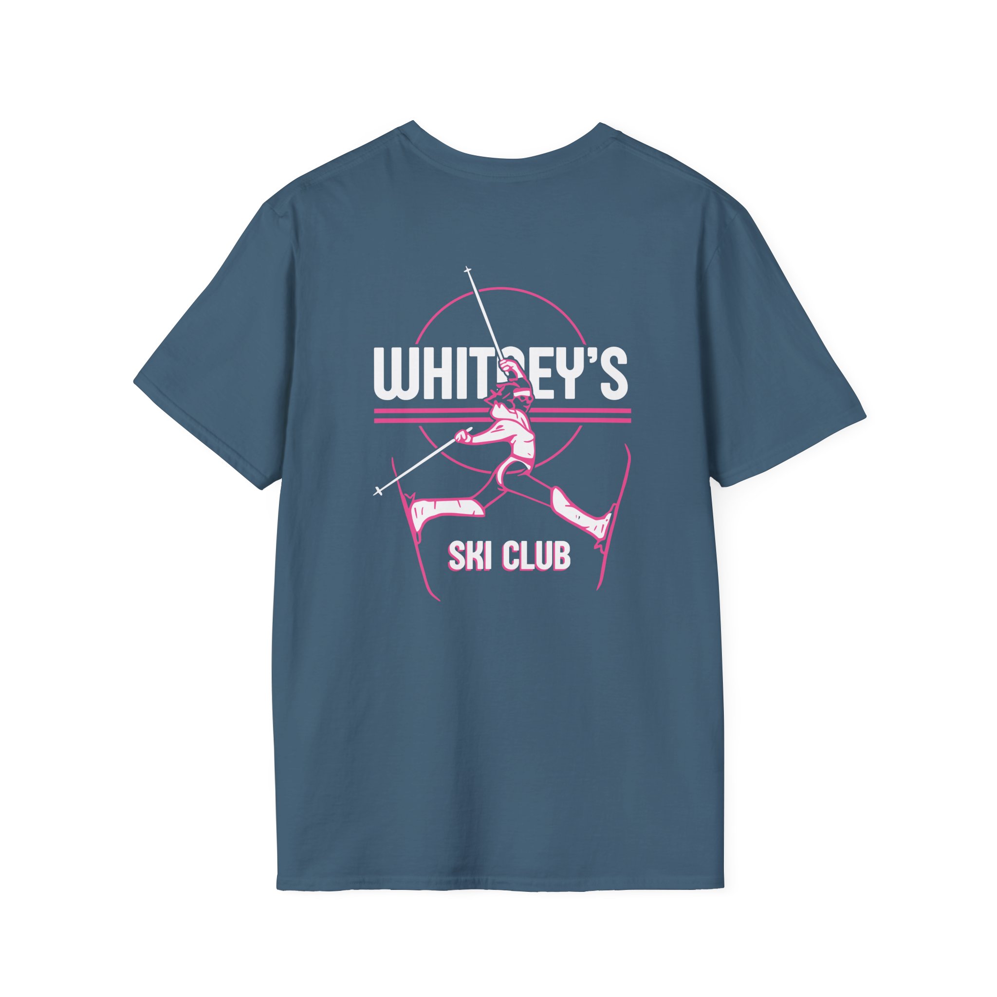 Spittin Chiclets Whitney's Ski Club Unisex Softstyle T-Shirt