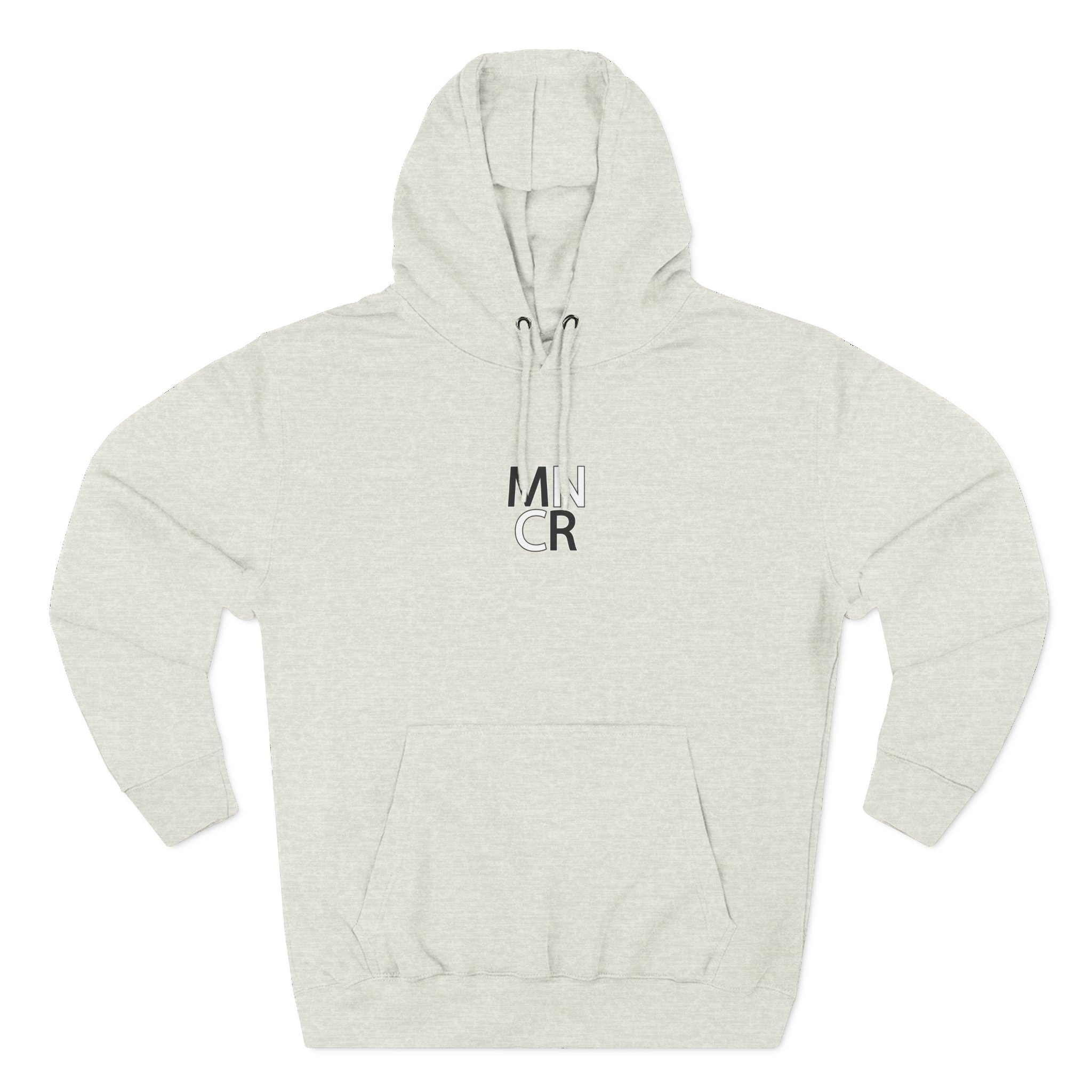 Hybe Bts Monochrome Three-Panel Fleece Hoodie
