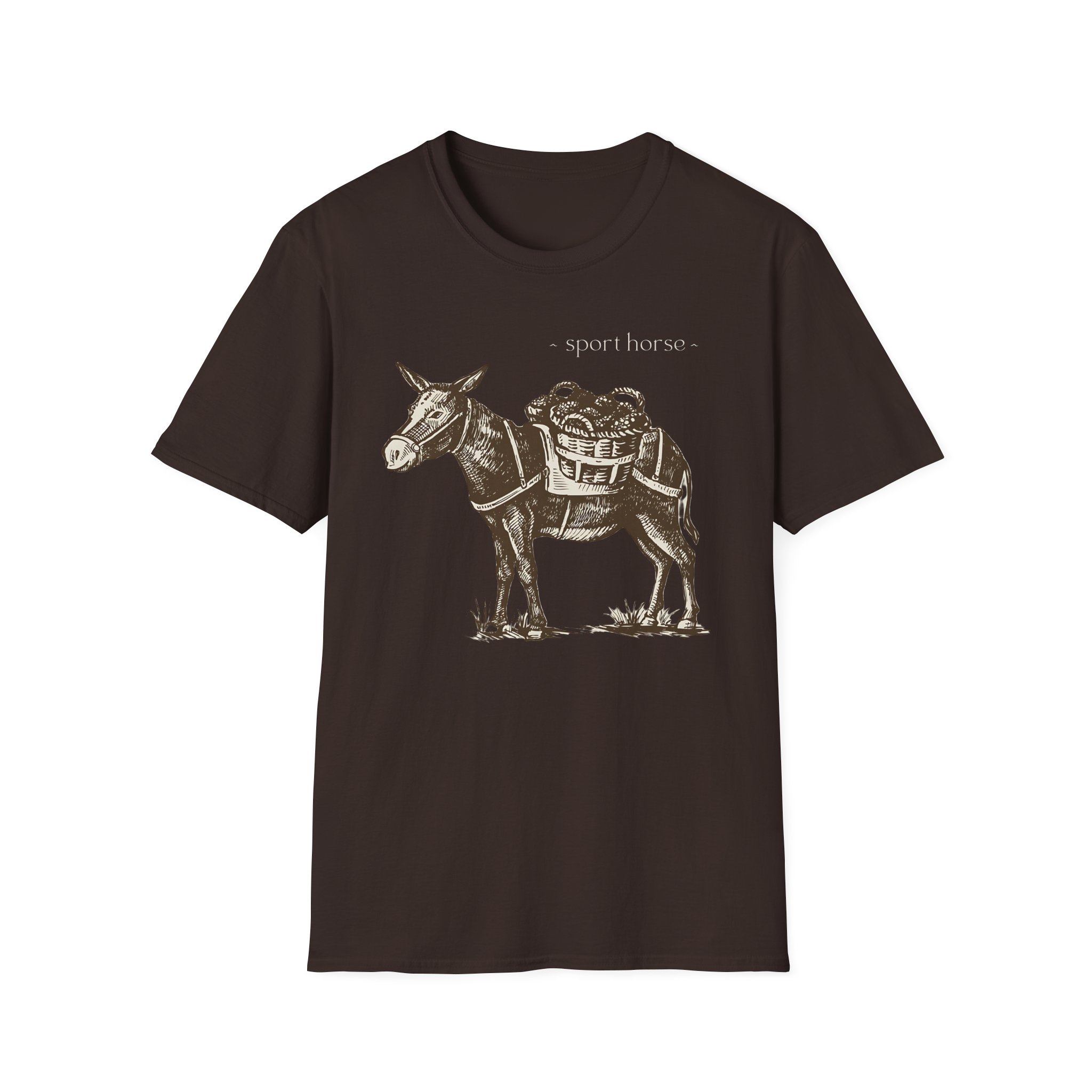 Mumbo Jumbo Sport Horse Unisex Softstyle T-Shirt