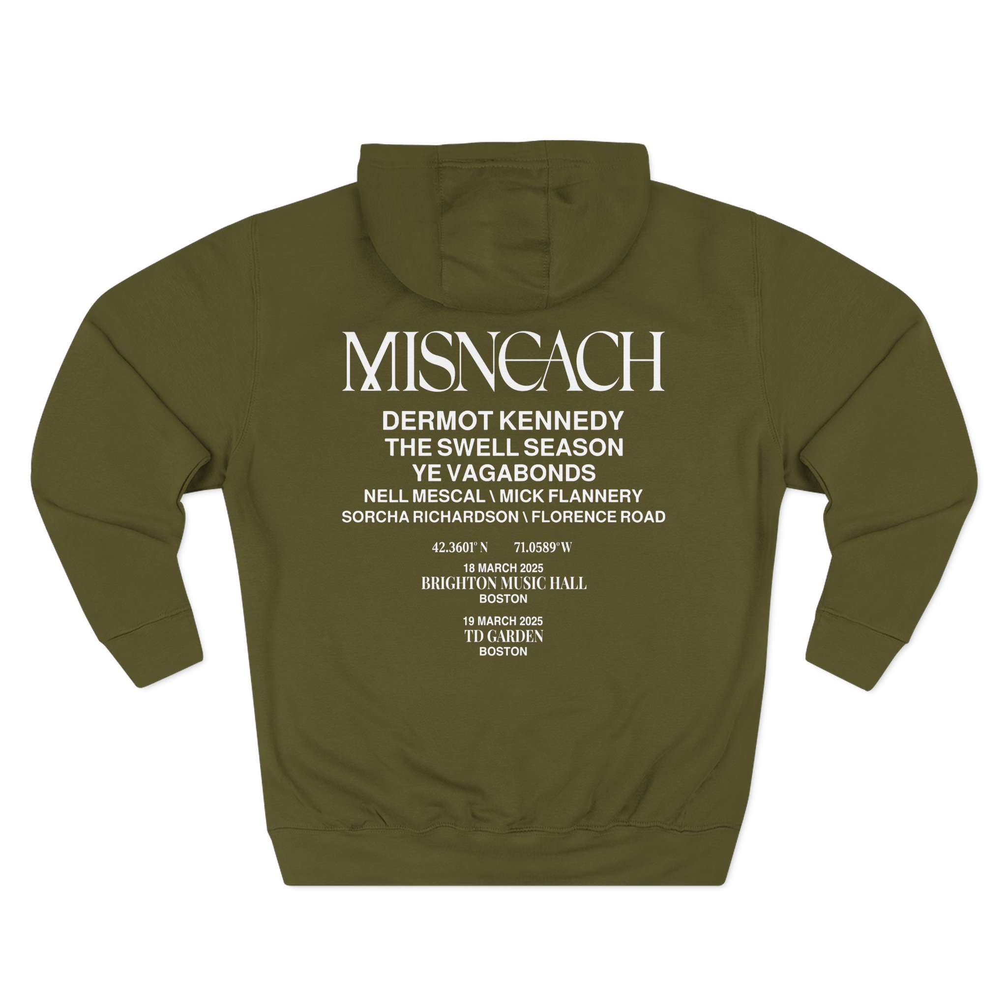 Dermot Kennedy Misneach Festival Three-Panel Fleece Hoodie