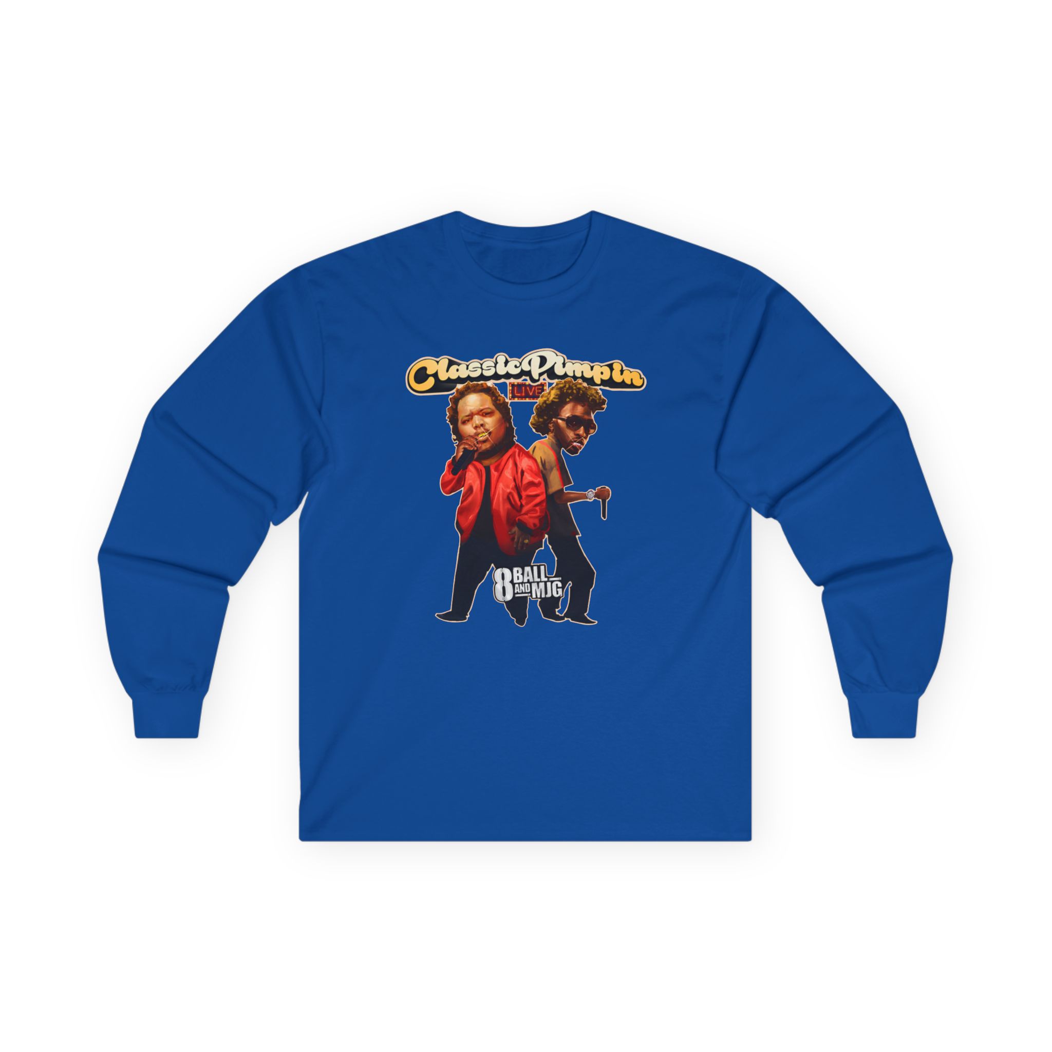 8ball Mjg Classic Pimpin Unisex Ultra Cotton Long Sleeve Tee