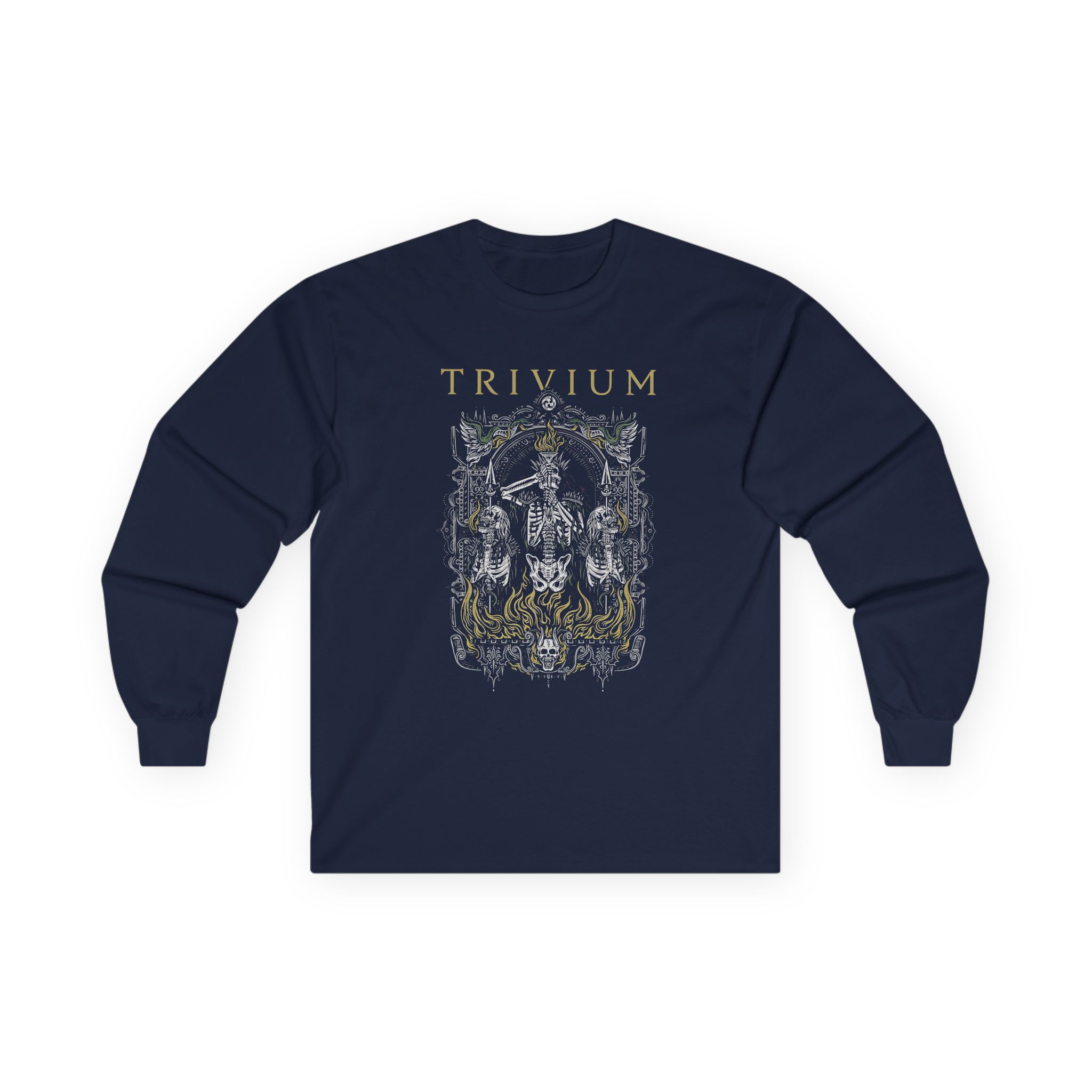 Trivium Skelly Frame Unisex Ultra Cotton Long Sleeve Tee