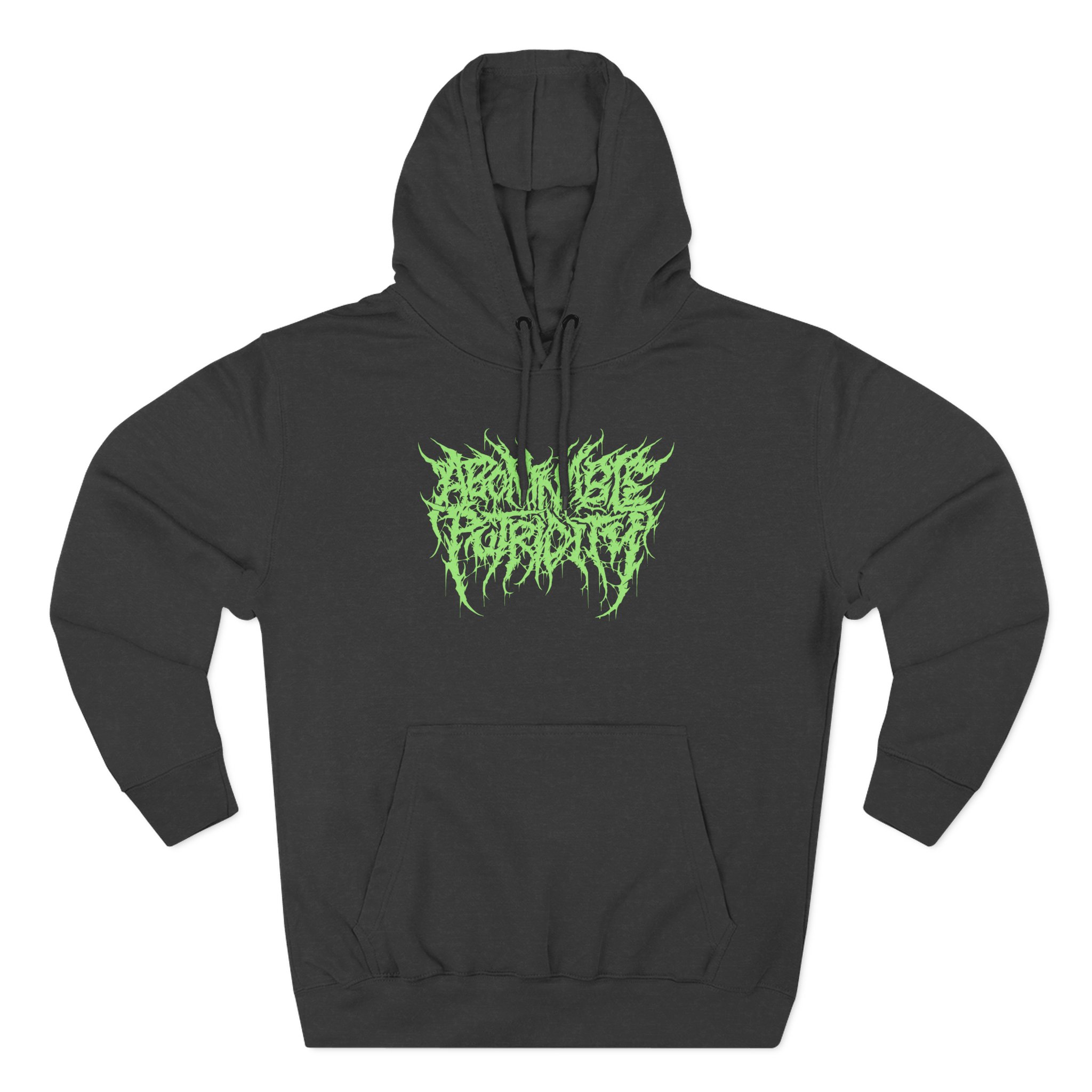 Abominable Putridity Visual Tyranny Three-Panel Fleece Hoodie