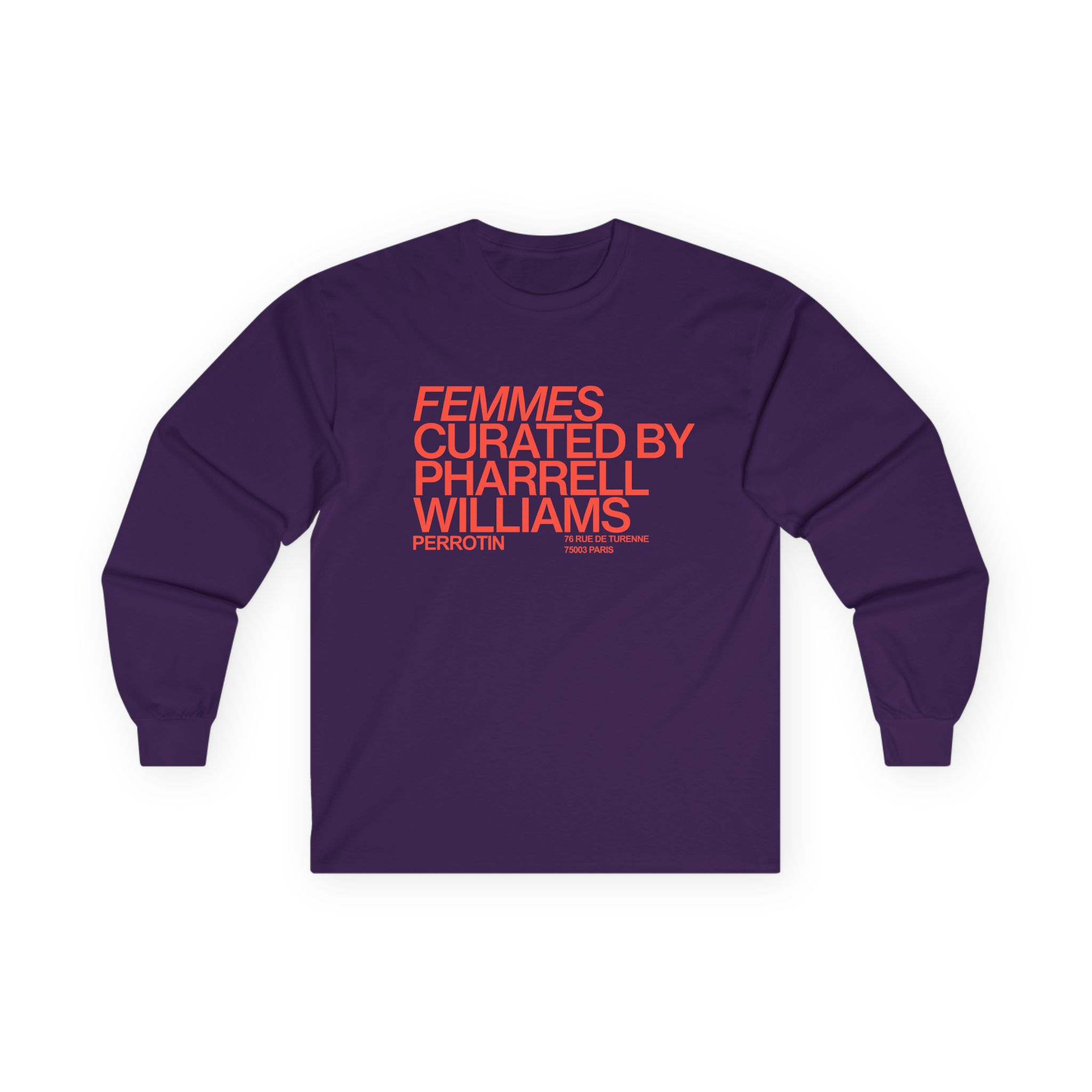Pharrell Williams Femmes Unisex Ultra Cotton Long Sleeve Tee