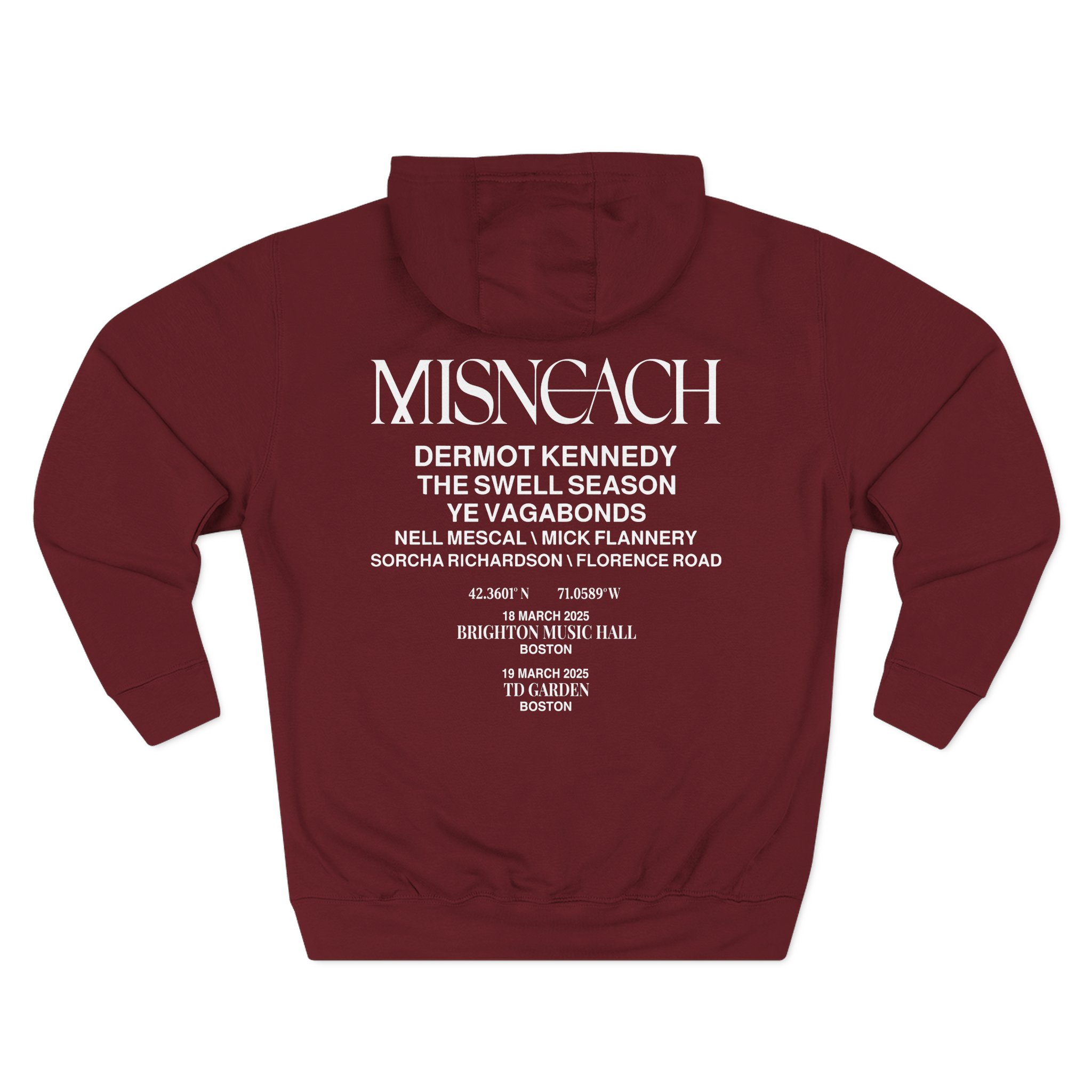 Dermot Kennedy Misneach Festival Three-Panel Fleece Hoodie
