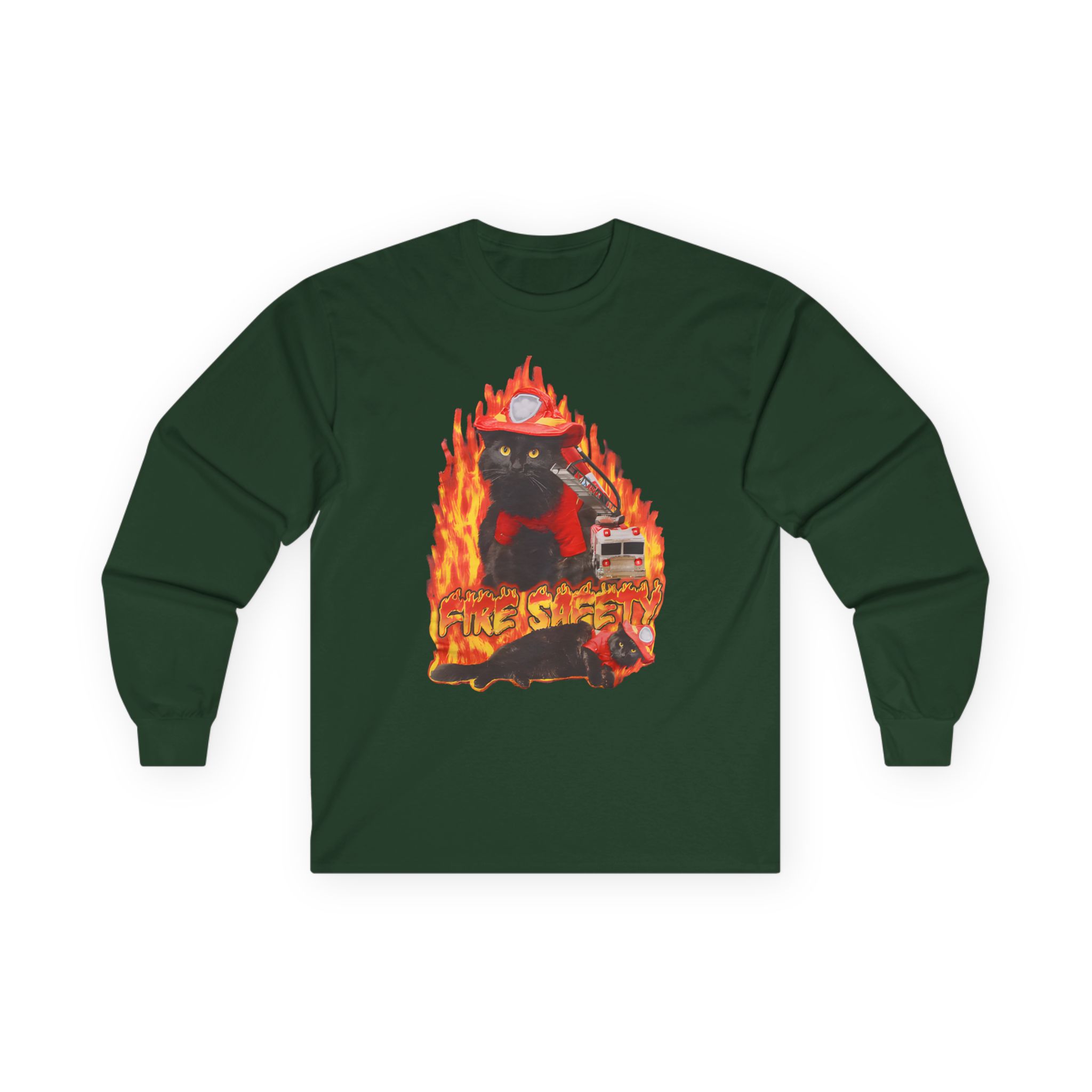 William Osman Fire Safety Unisex Ultra Cotton Long Sleeve Tee