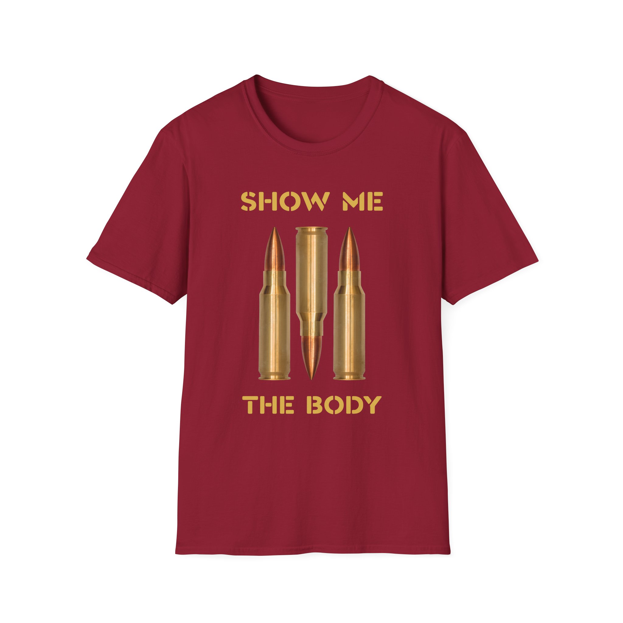 Show Me the Body Bullet Unisex Softstyle T-Shirt