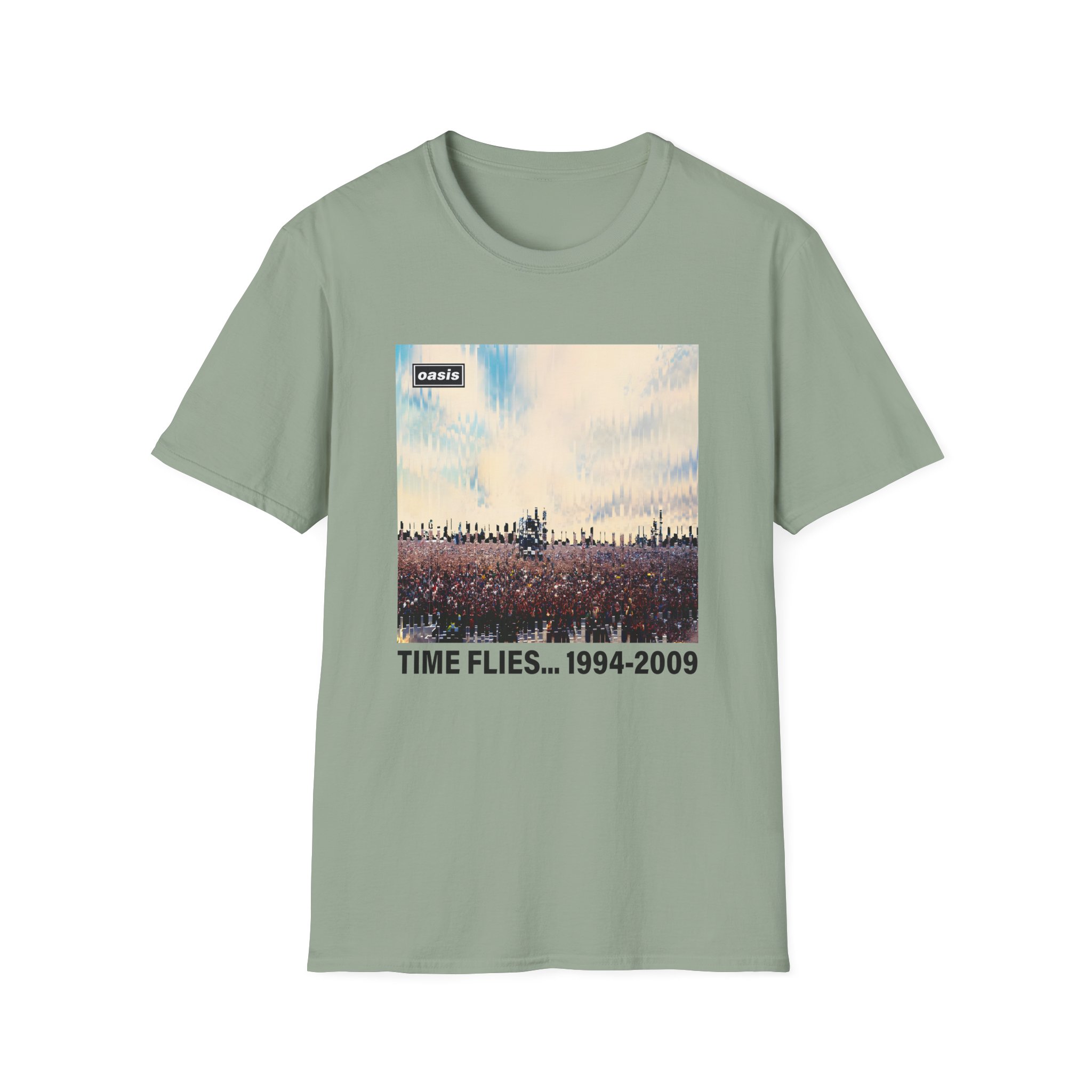 Oasis Time Flies 15th Anniversary Unisex Softstyle T-Shirt