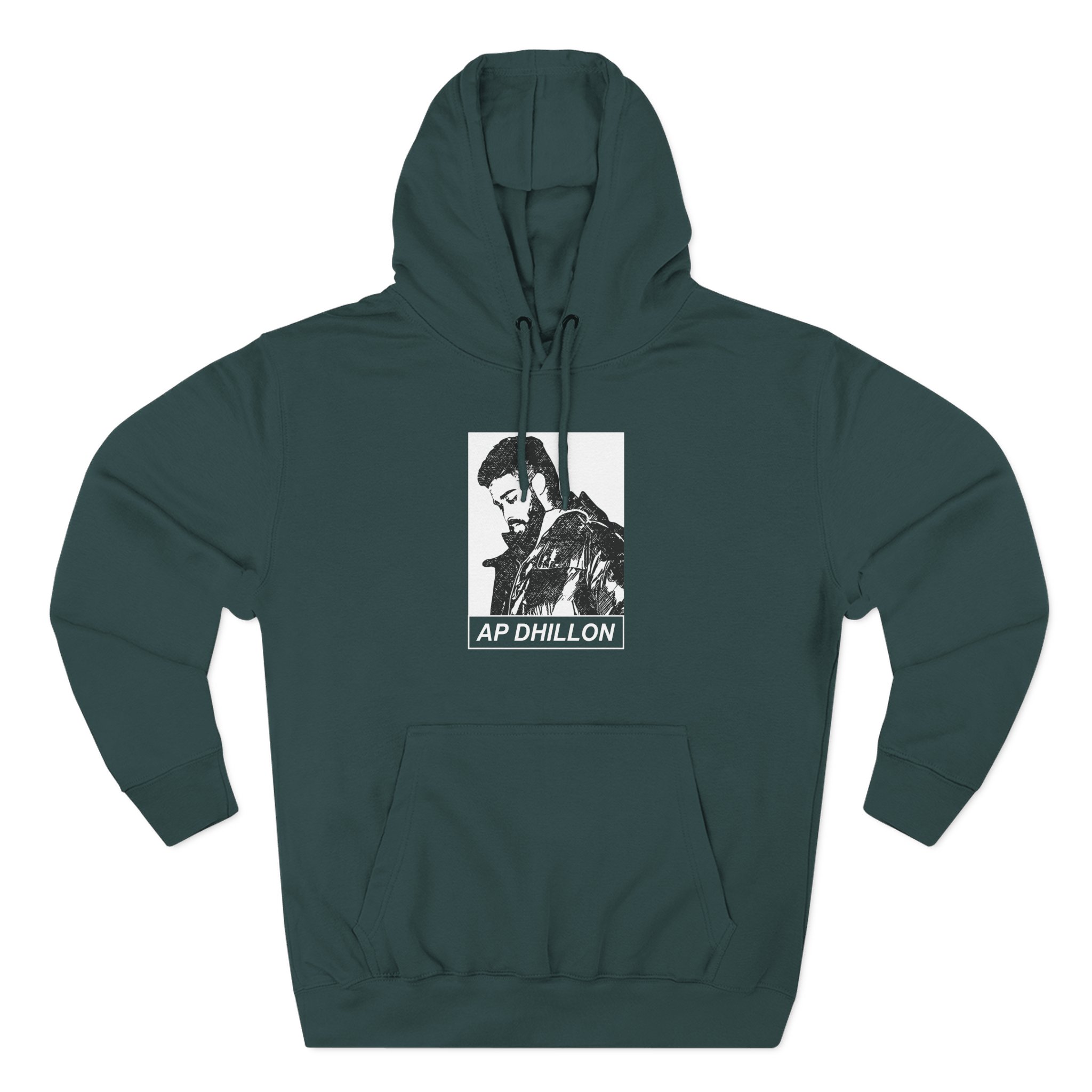 AP Dhillon Three-Panel Fleece Hoodie