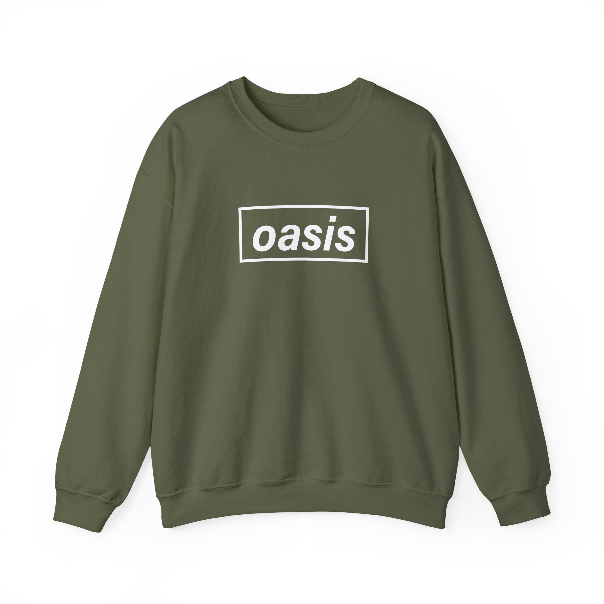 Oasis Decca Logo Unisex Heavy Blendâ„¢ Crewneck Sweatshirt