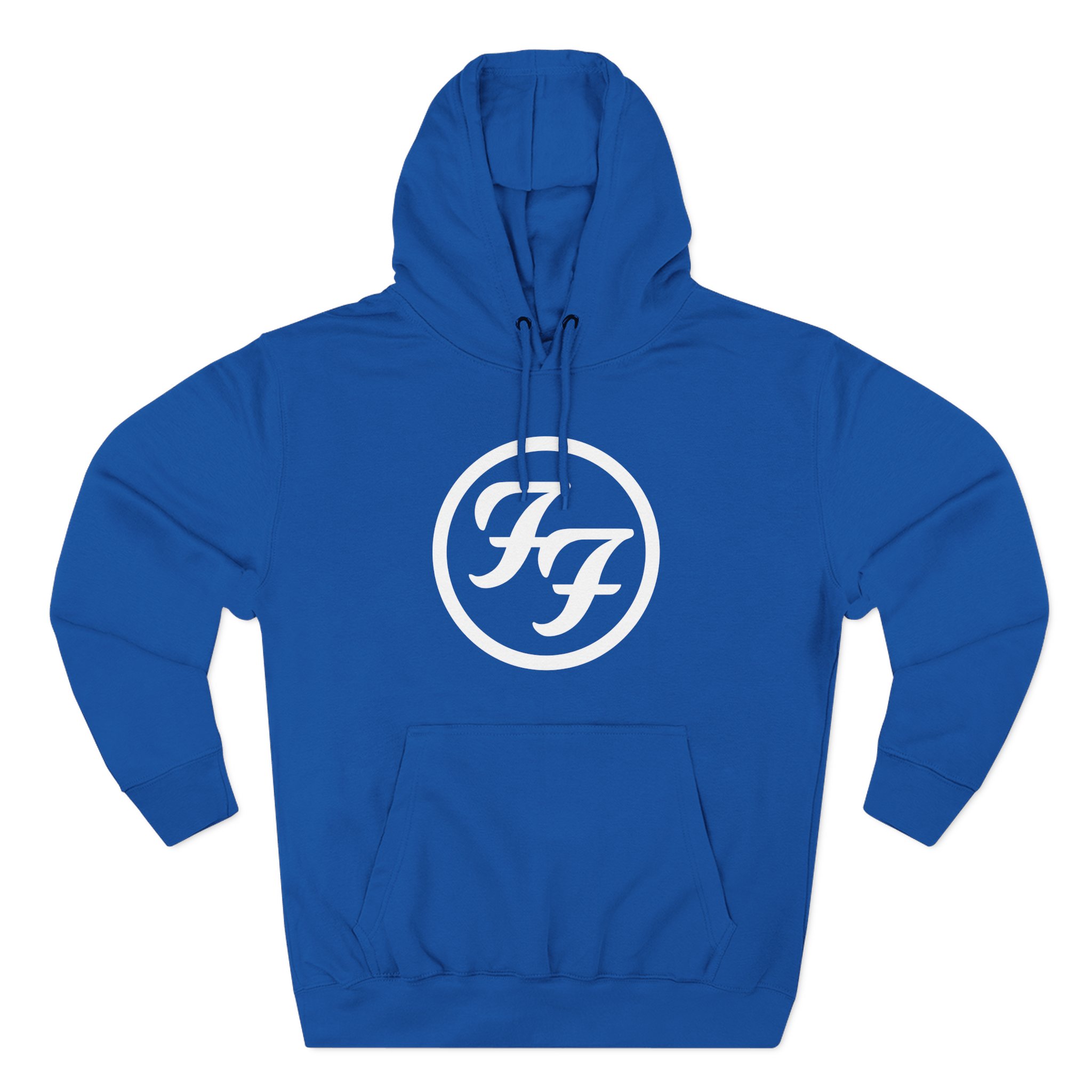 Foo Fighters Ff Logo Three-Panel Fleece Hoodie