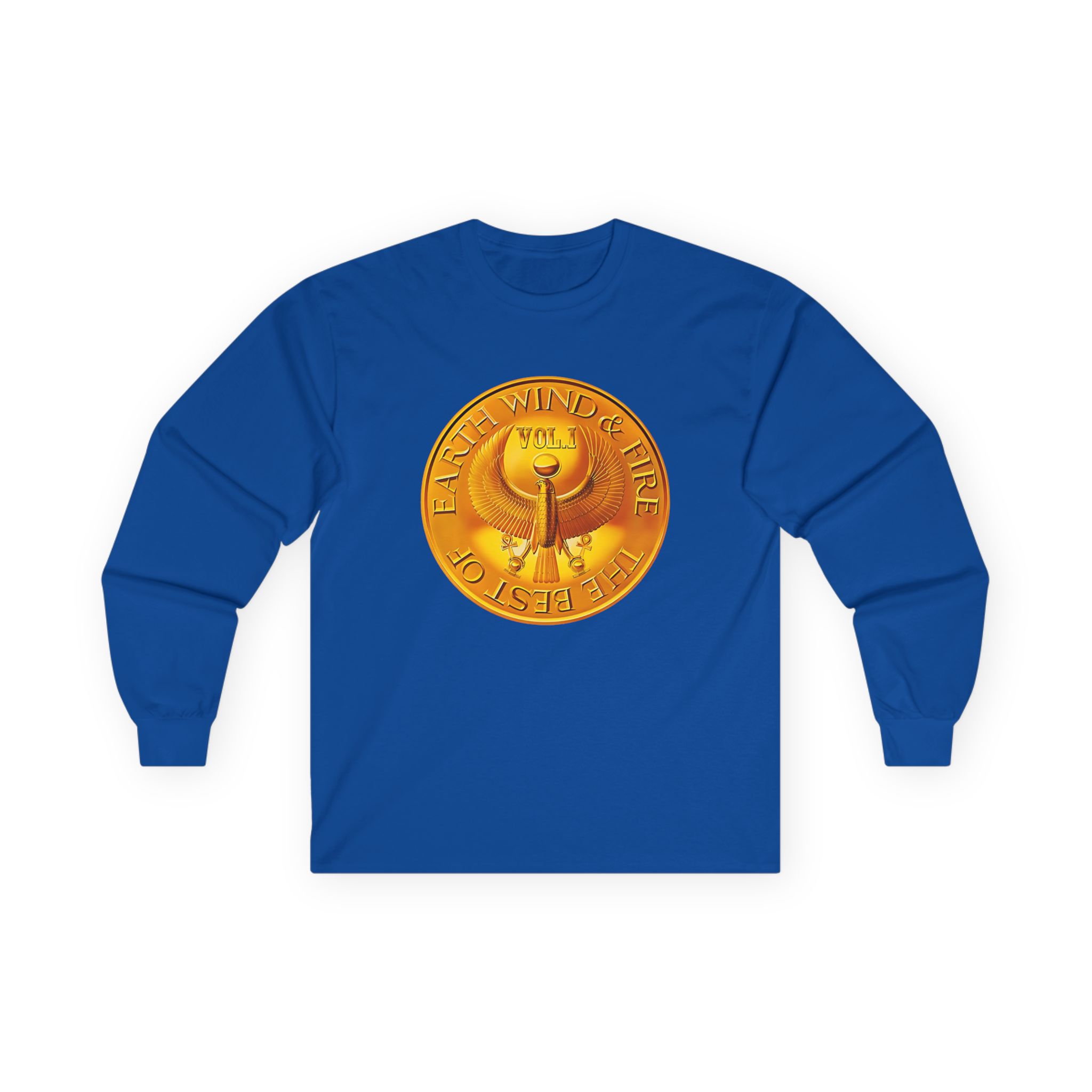 Earth Wind & Fire Medallion Teal Unisex Ultra Cotton Long Sleeve Tee