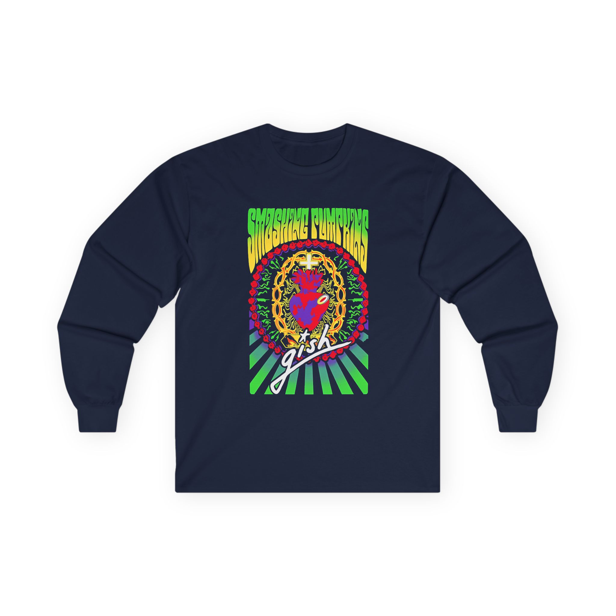 Billy Corgan Gish Sacred Heart Unisex Ultra Cotton Long Sleeve Tee