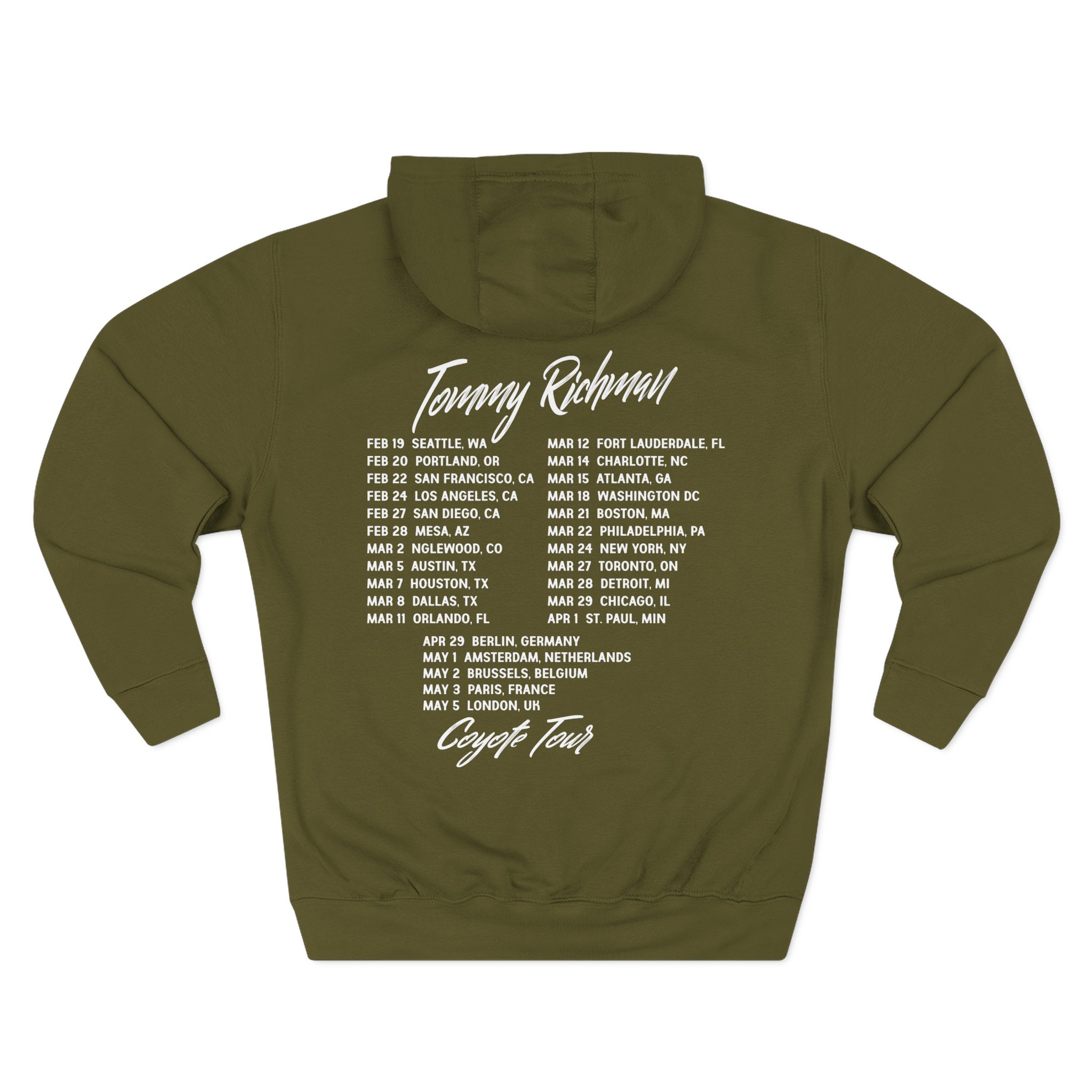 Tommy Richman Coyote Tour Three-Panel Fleece Hoodie