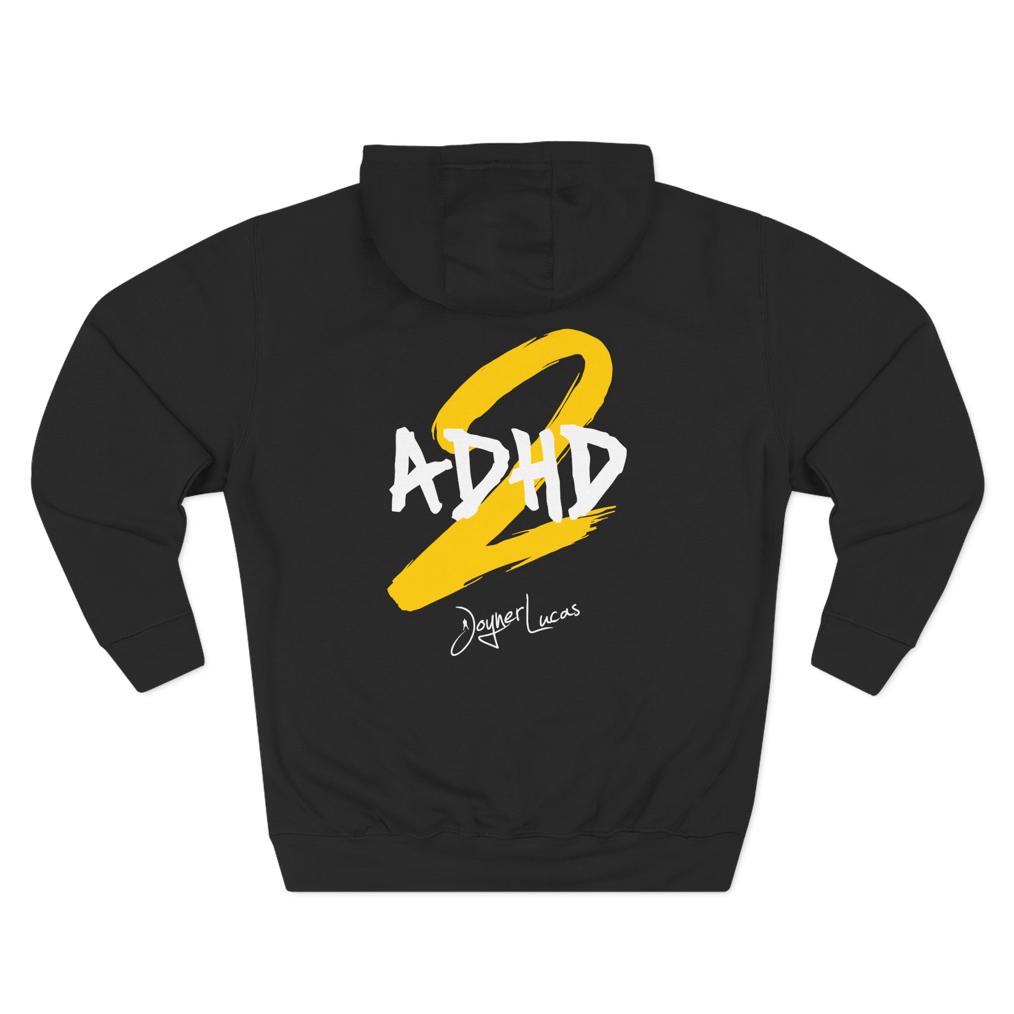 Joyner Lucas Adhd2 Logo Three-Panel Fleece Hoodie