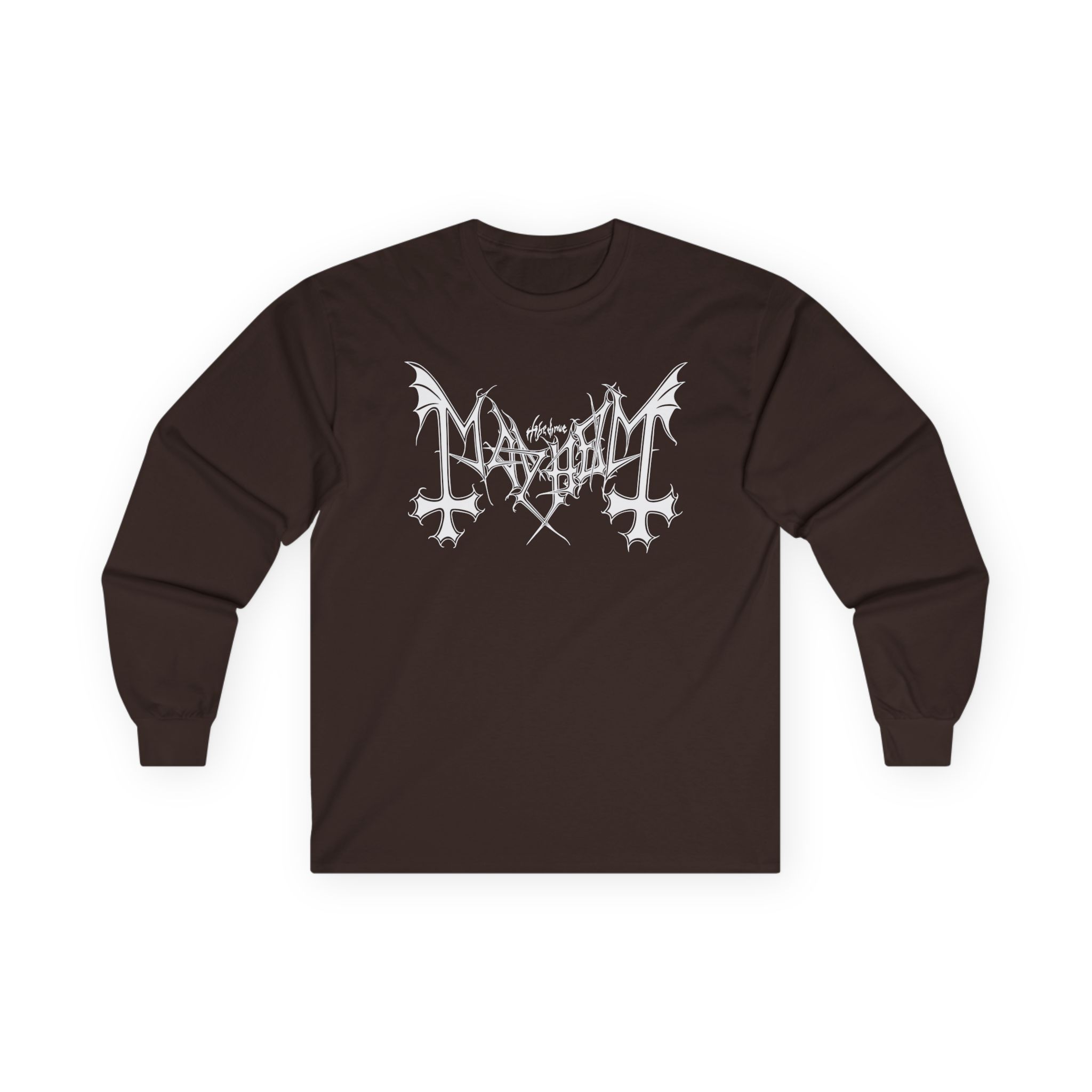 Mayhem Logo Unisex Ultra Cotton Long Sleeve Tee