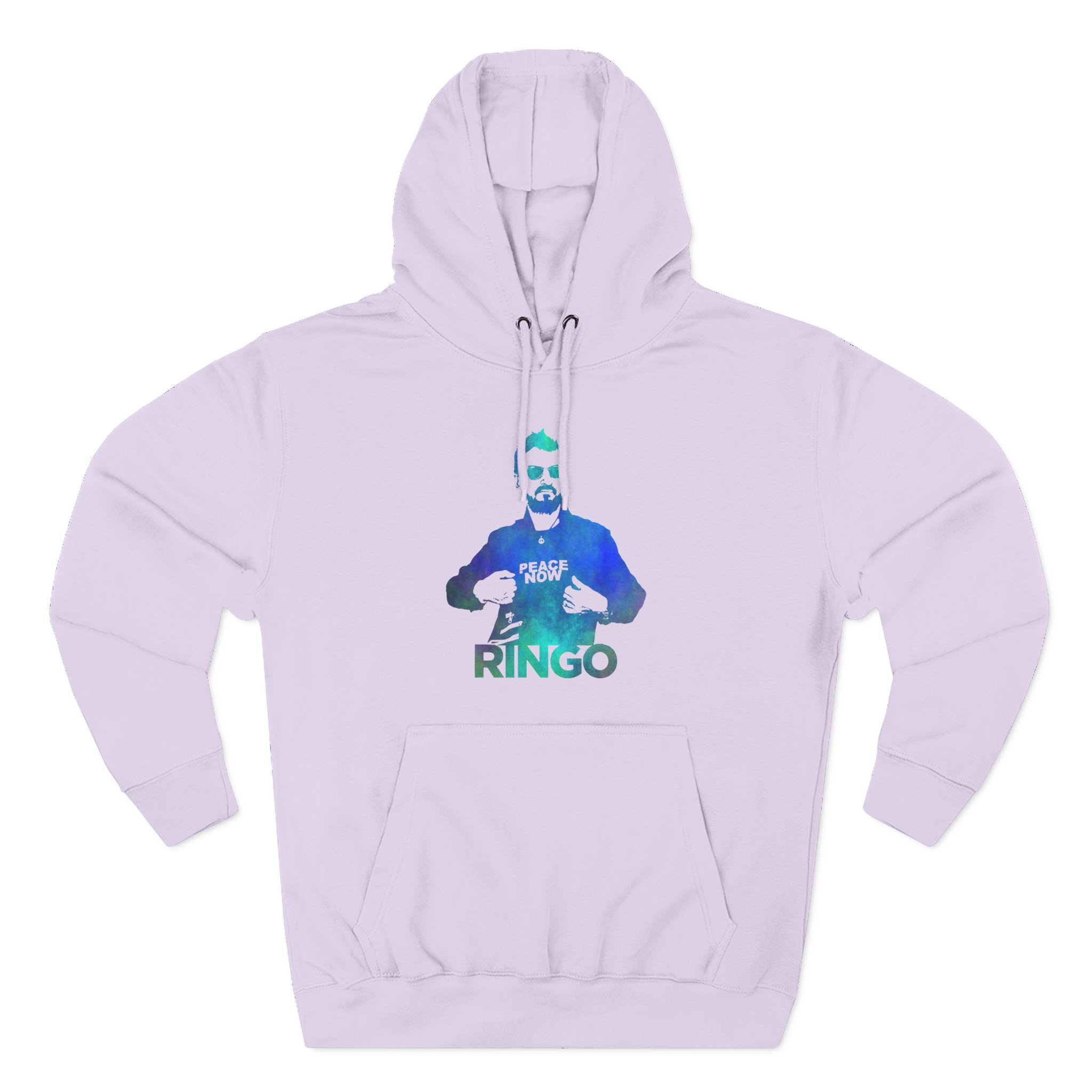 Ringo Starr Peace Now Mint Three-Panel Fleece Hoodie