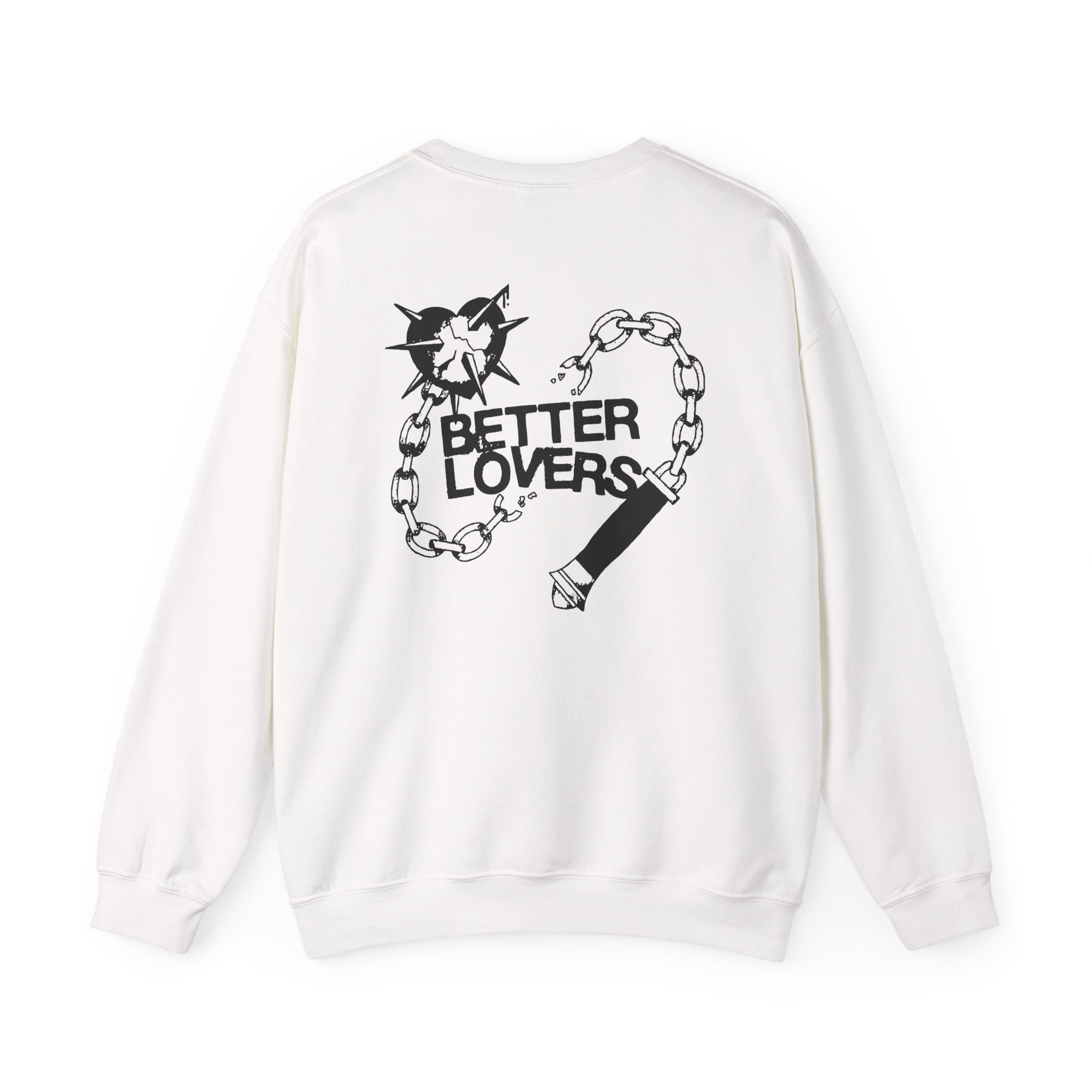 Better Lovers Love Hurts Unisex Heavy Blendâ„¢ Crewneck Sweatshirt