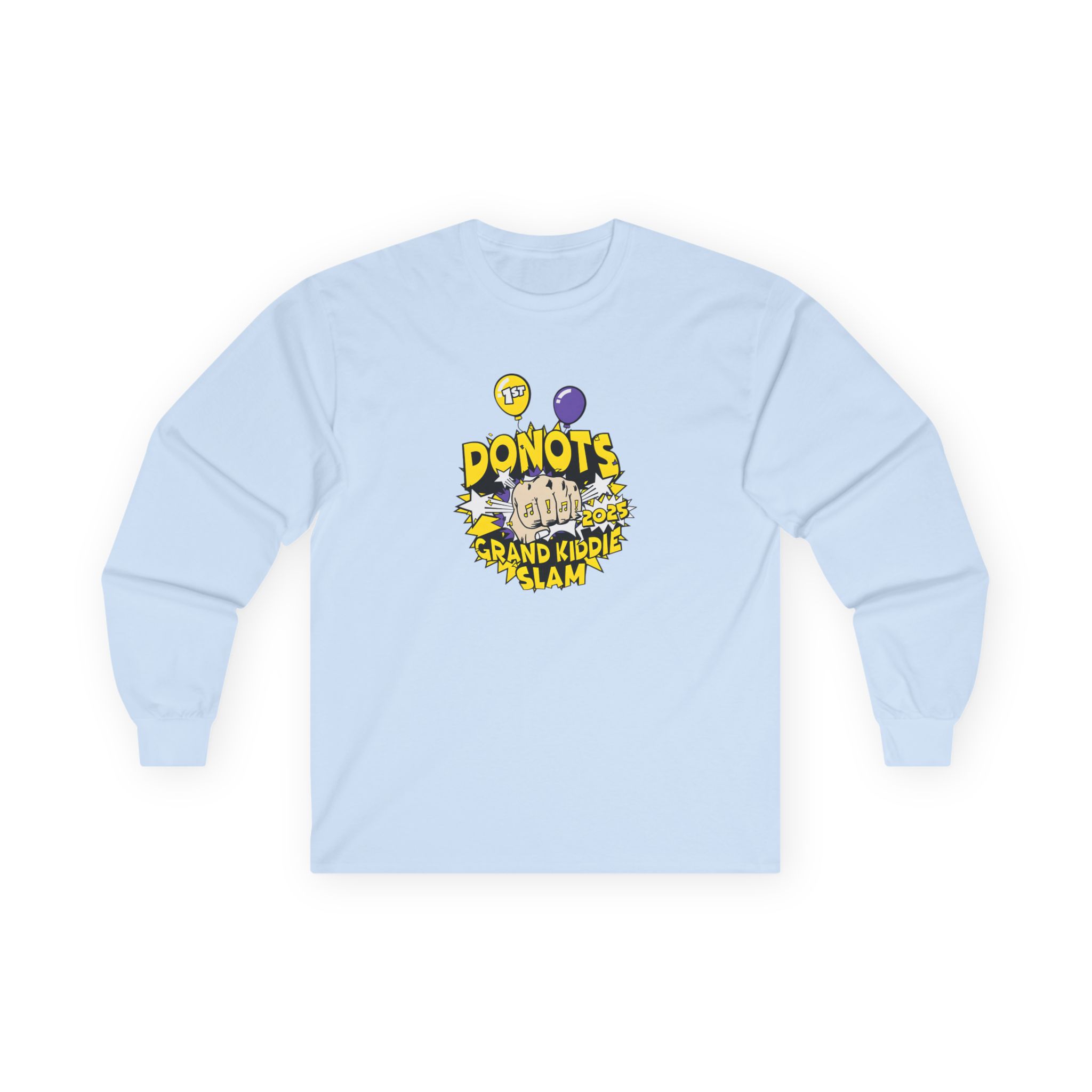 Donots Grand Kiddie Slam Unisex Ultra Cotton Long Sleeve Tee
