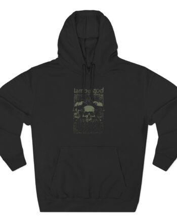 Lamb of God Skull Three-Panel Fleece Hoodie