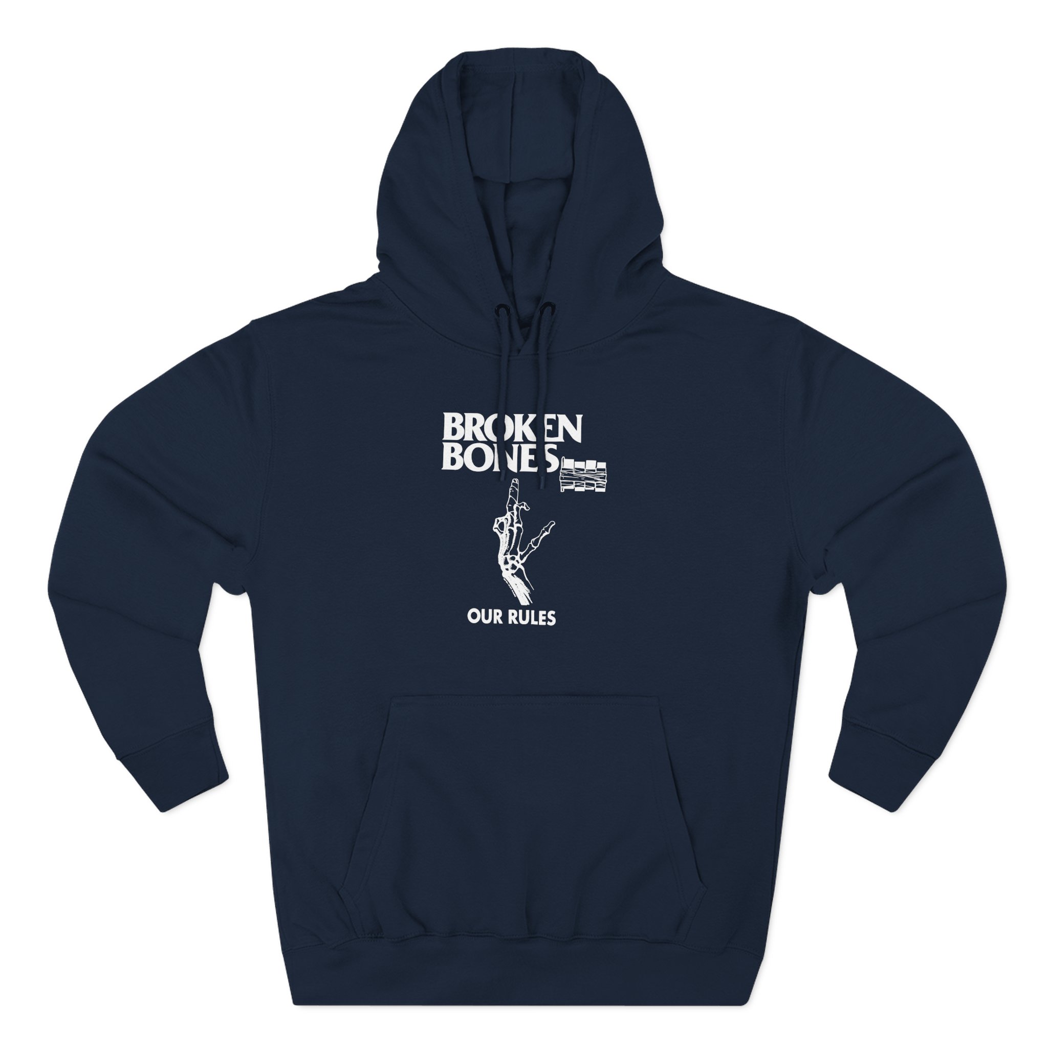 Broken Bones The Henry Three-Panel Fleece Hoodie
