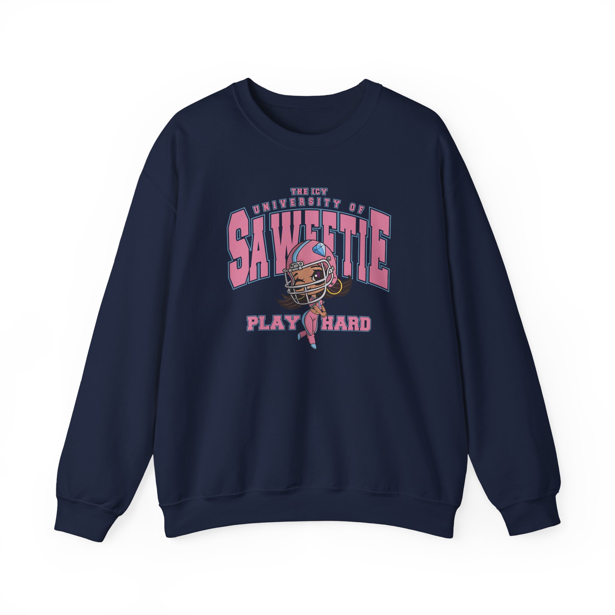 Saweetie the Icy University Unisex Heavy Blend Crewneck Sweatshirt