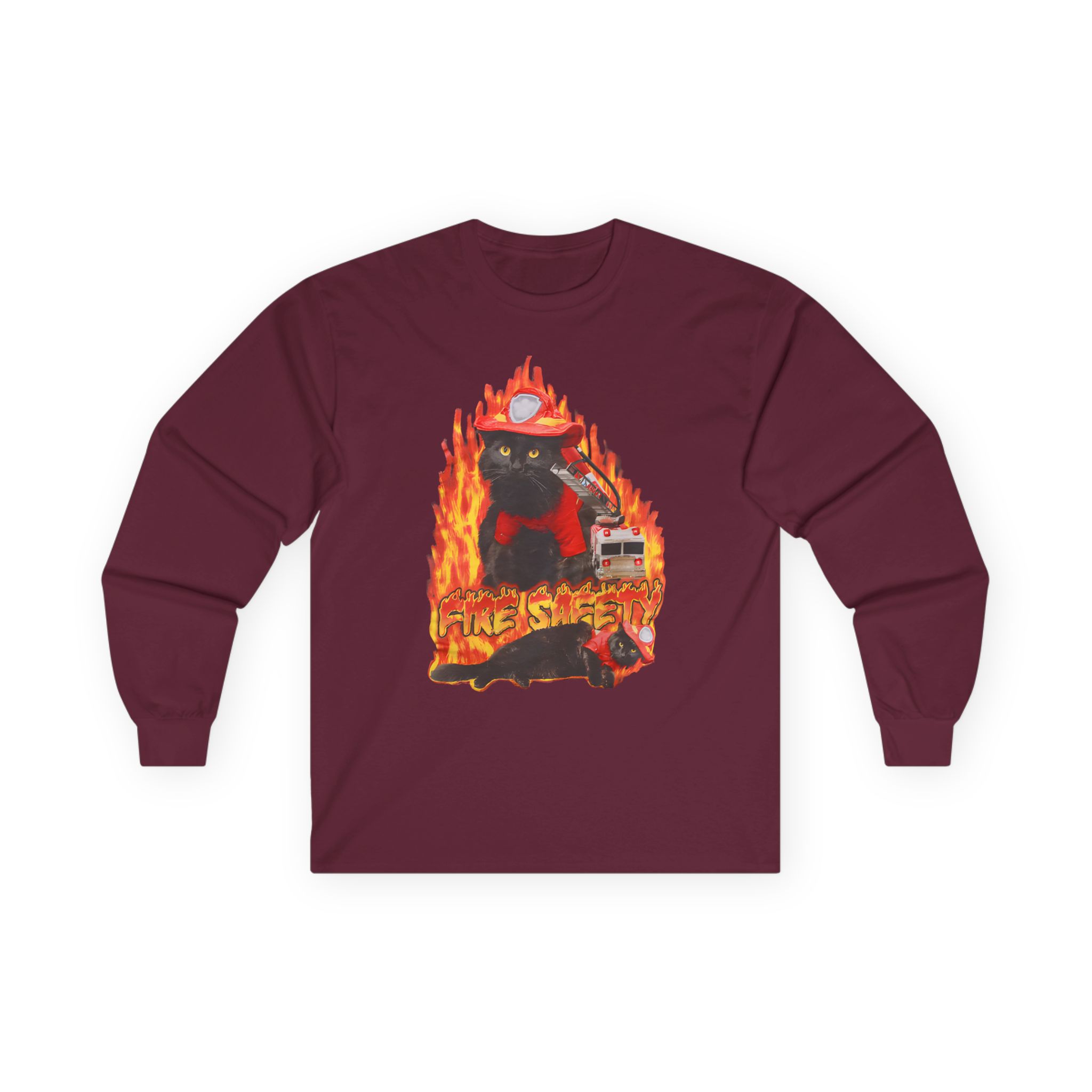 William Osman Fire Safety Unisex Ultra Cotton Long Sleeve Tee