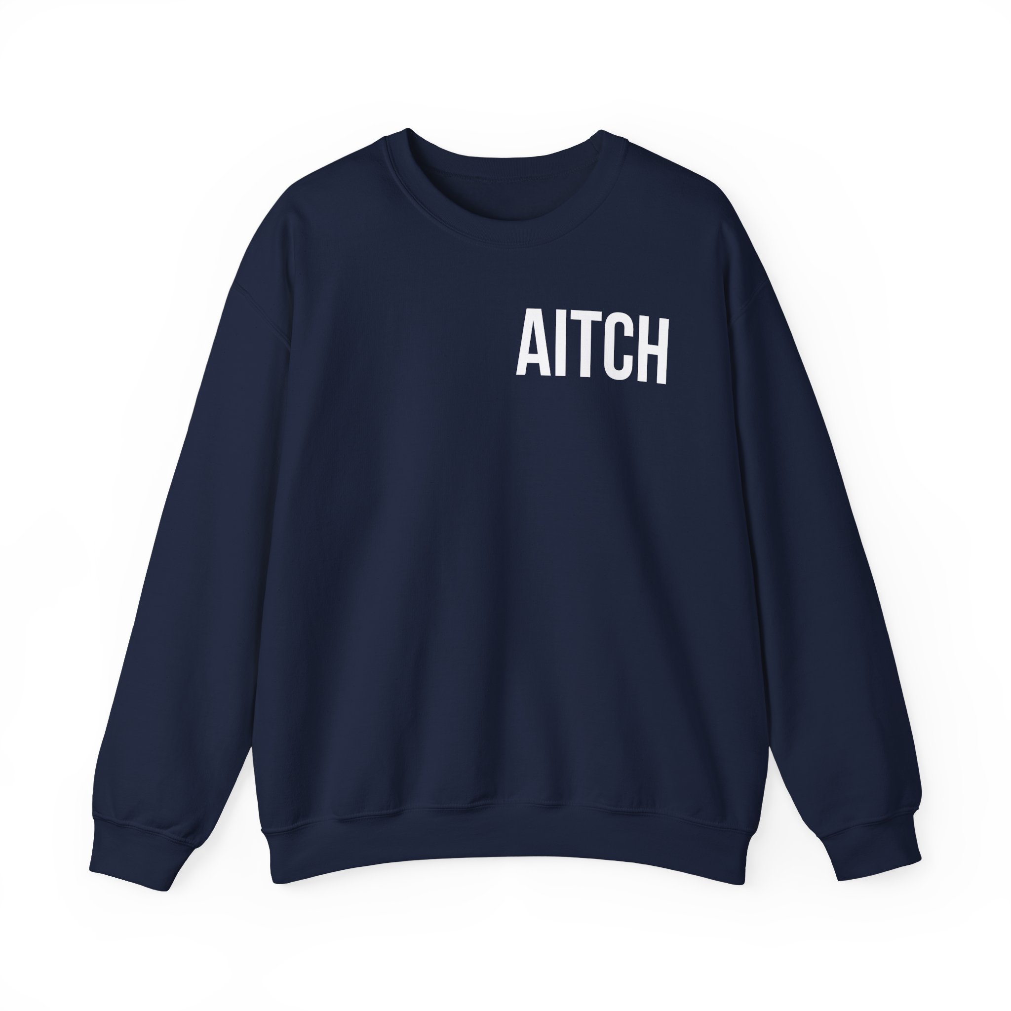 Aitch Pocket Logo Unisex Heavy Blendâ„¢ Crewneck Sweatshirt