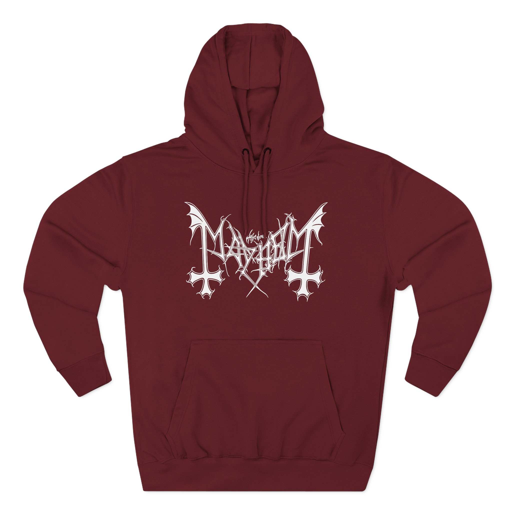 Mayhem Logo Three-Panel Fleece Hoodie
