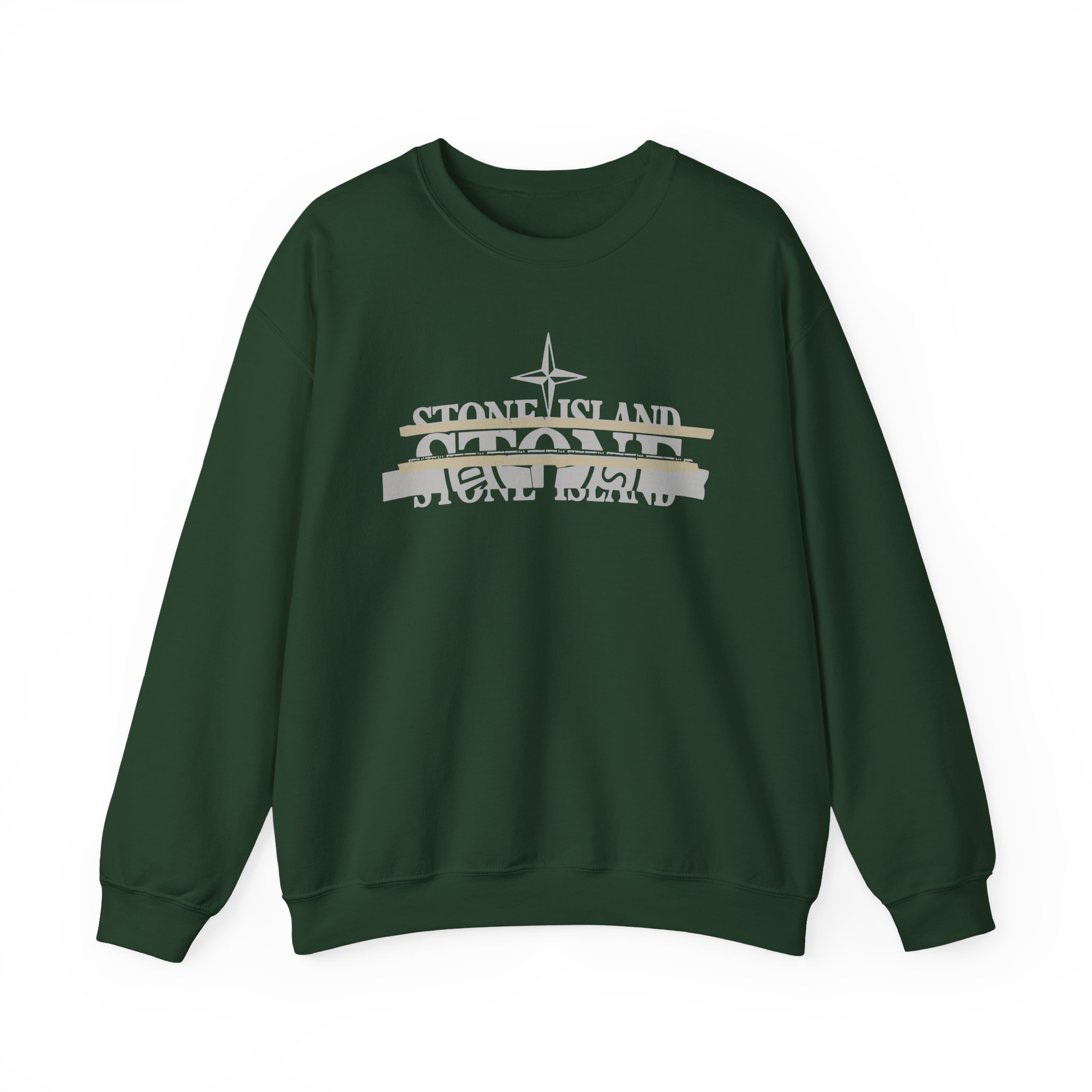 Dermot Kennedy Stone Island Band Multi Logo Unisex Heavy Blendâ„¢ Crewneck Sweatshirt