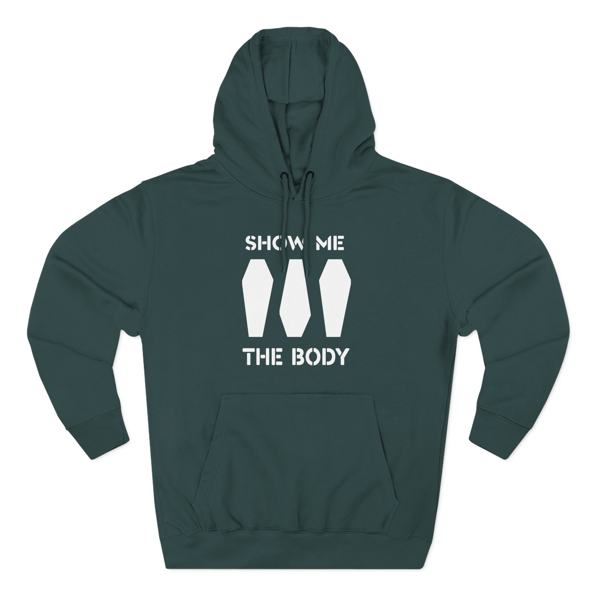 Show Me the Body Coffin Three-Panel Fleece Hoodie