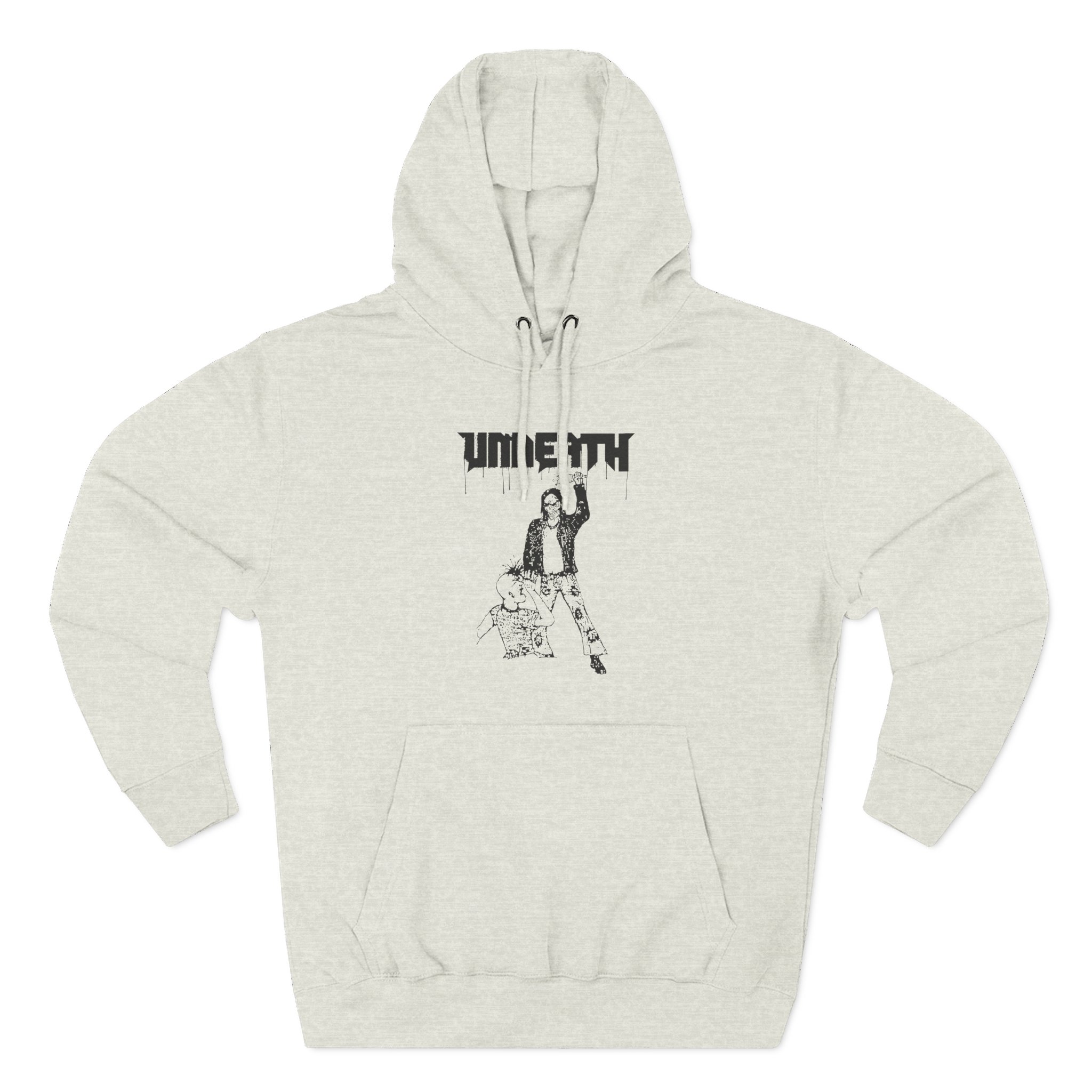 Undeath Biker Three-Panel Fleece Hoodie