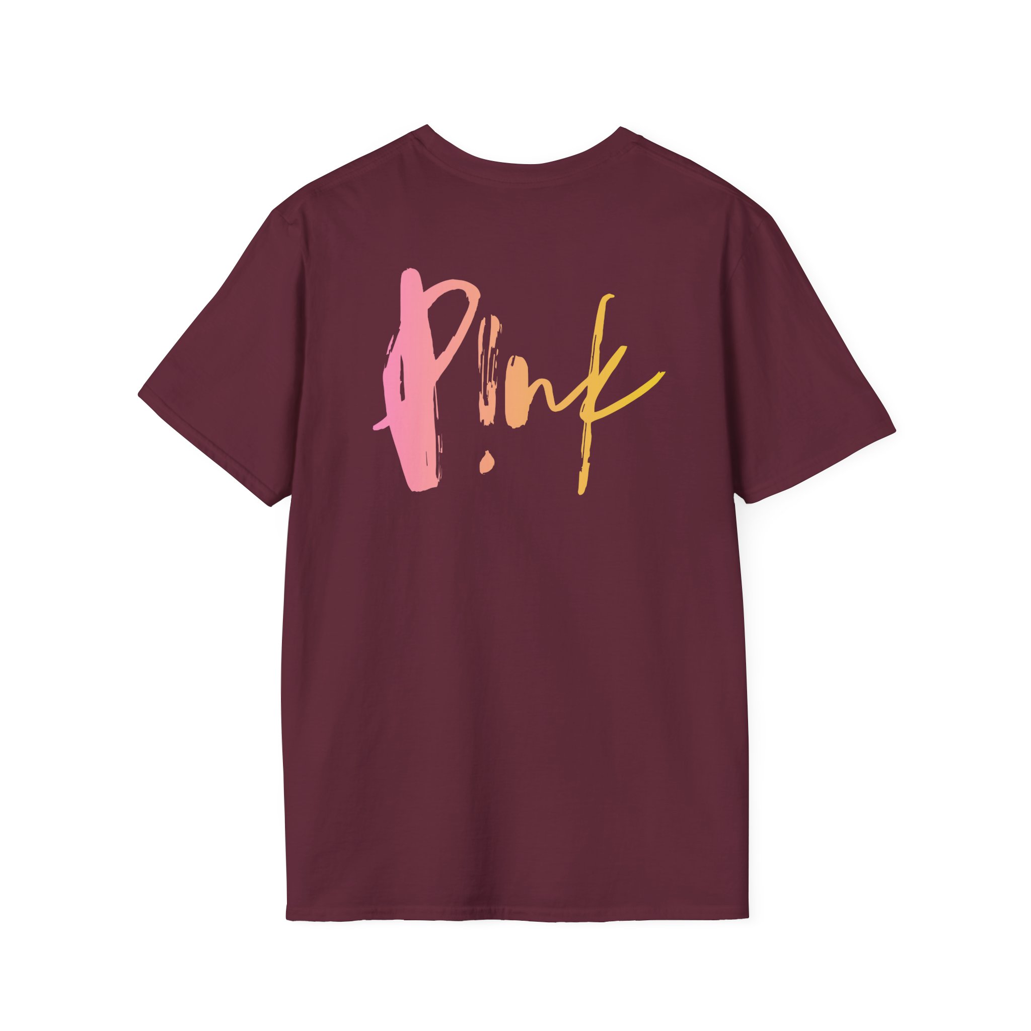 P!nk Gradient Cover Me in Sunshine Unisex Softstyle T-Shirt