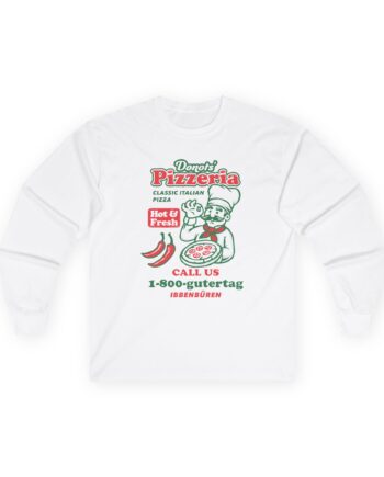 Donots Pizzeria Unisex Ultra Cotton Long Sleeve Tee