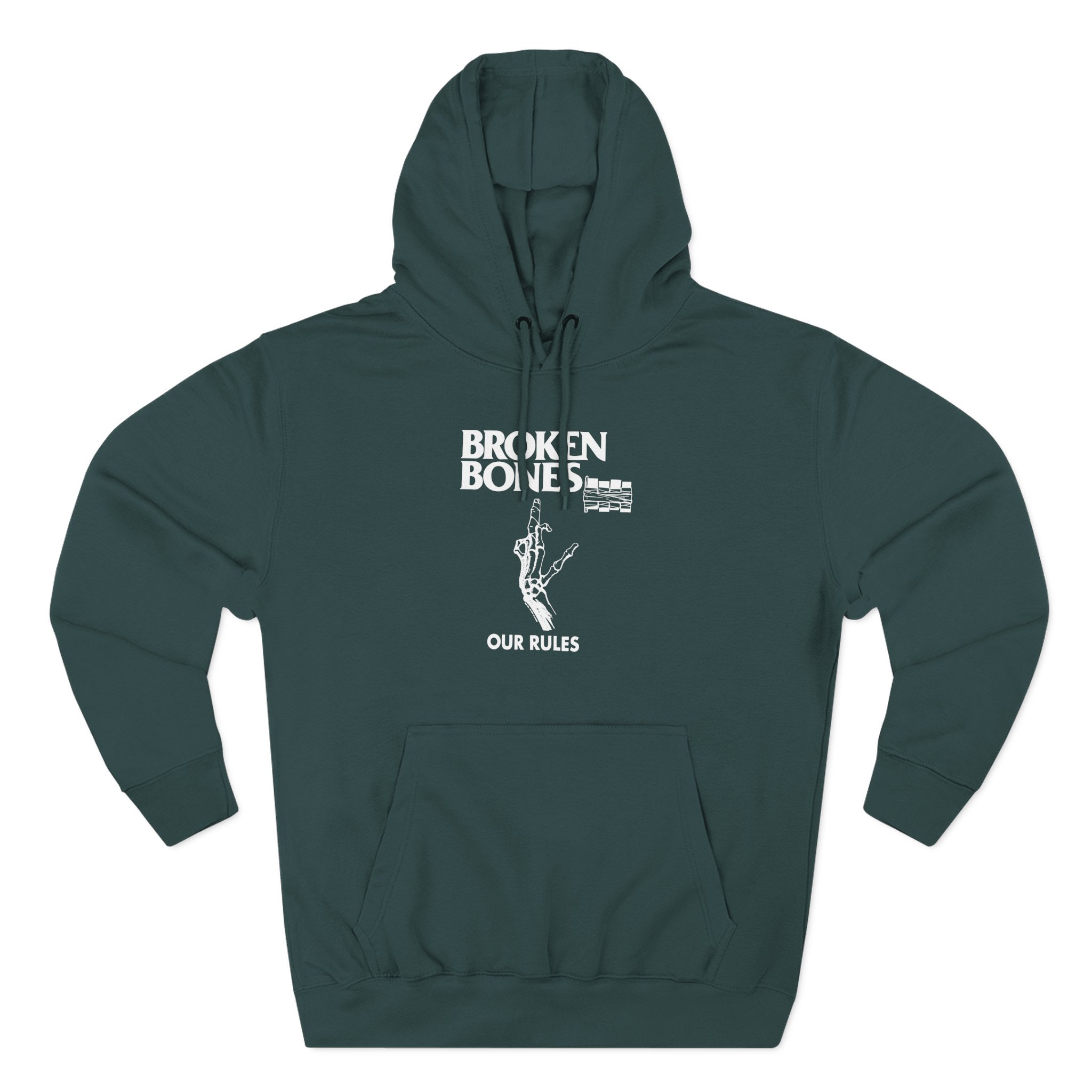 Broken Bones The Henry Three-Panel Fleece Hoodie