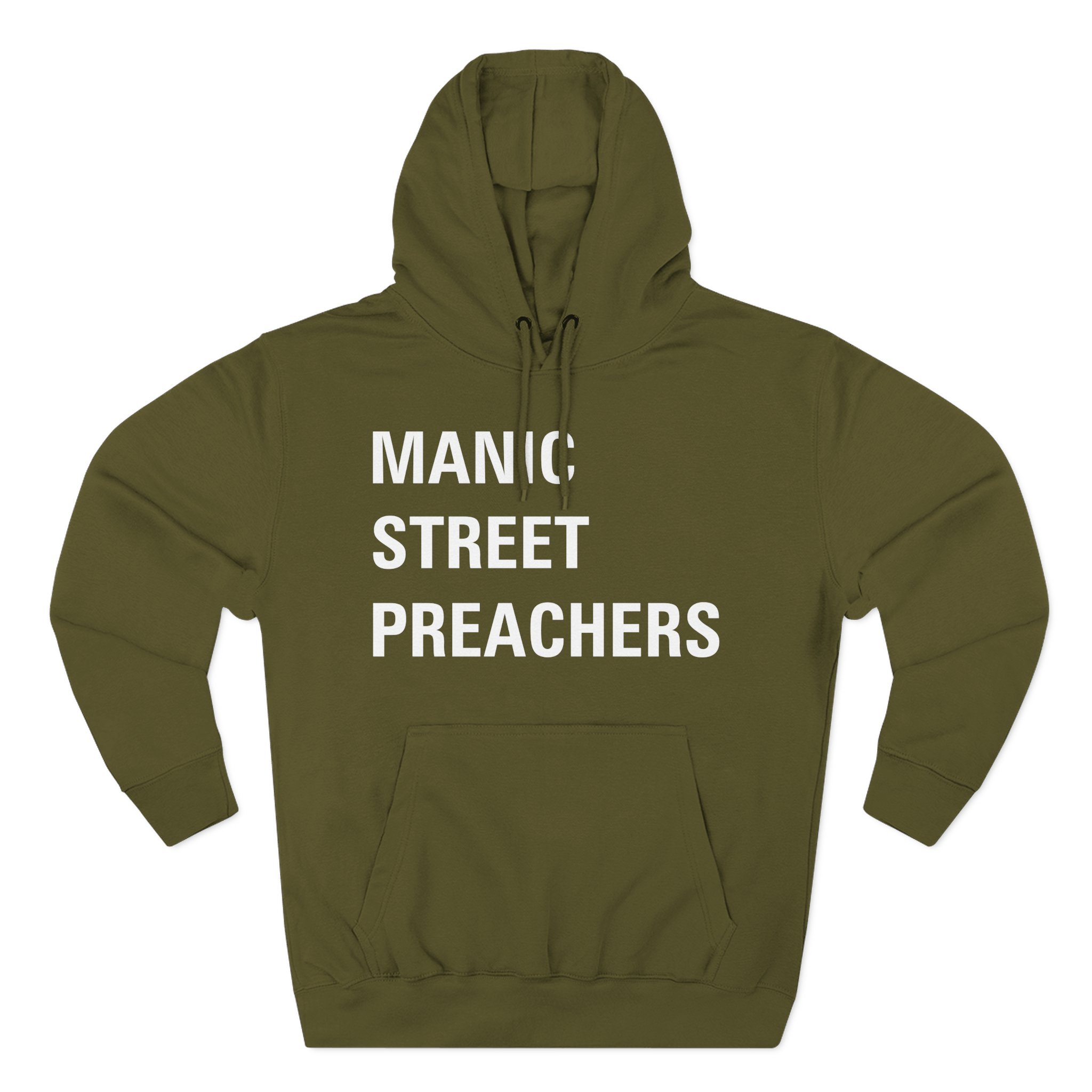 Manic Street Preachers Block Logo Three-Panel Fleece Hoodie