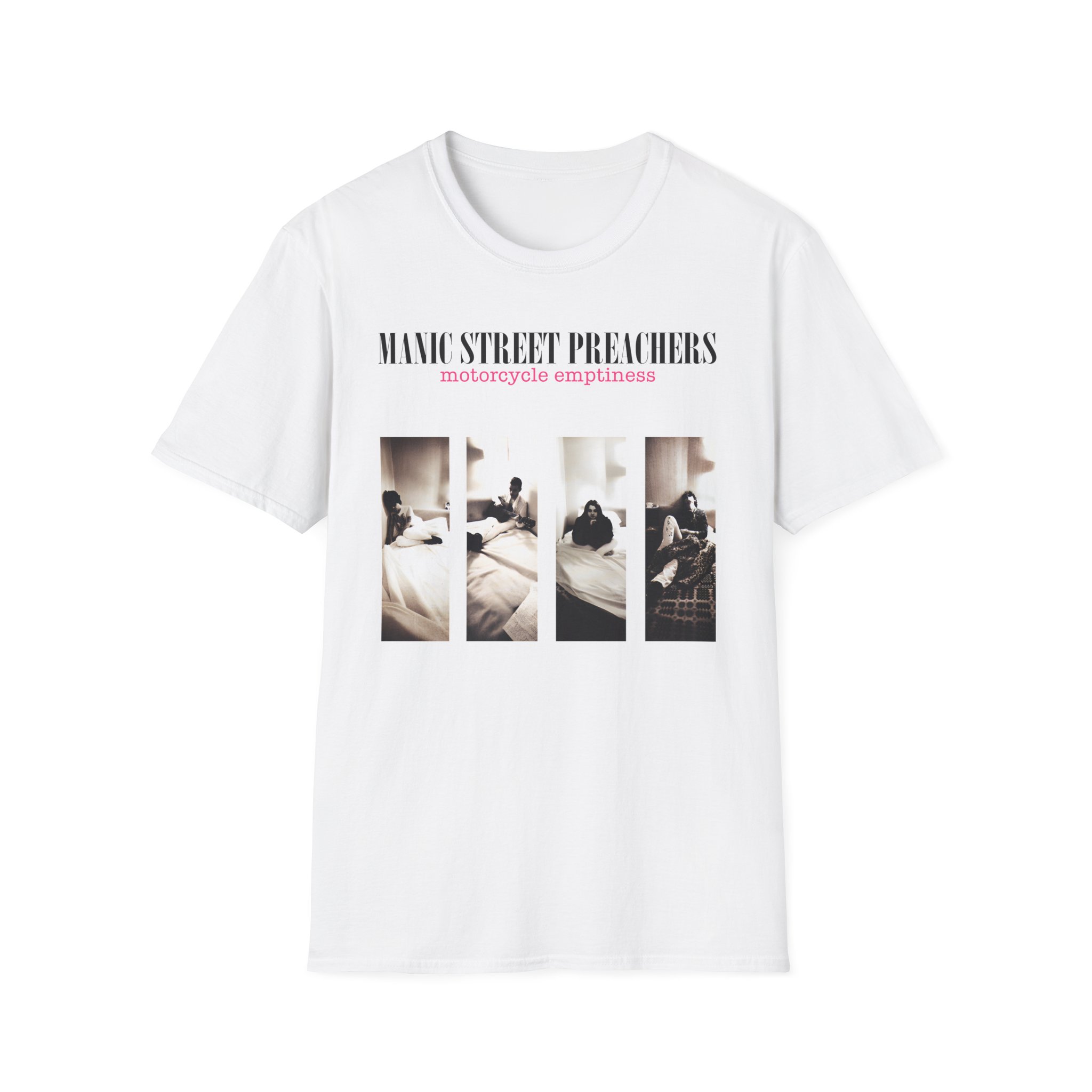 Manic Street Preachers Motorcycle Emptiness Photo Lilac Unisex Softstyle T-Shirt
