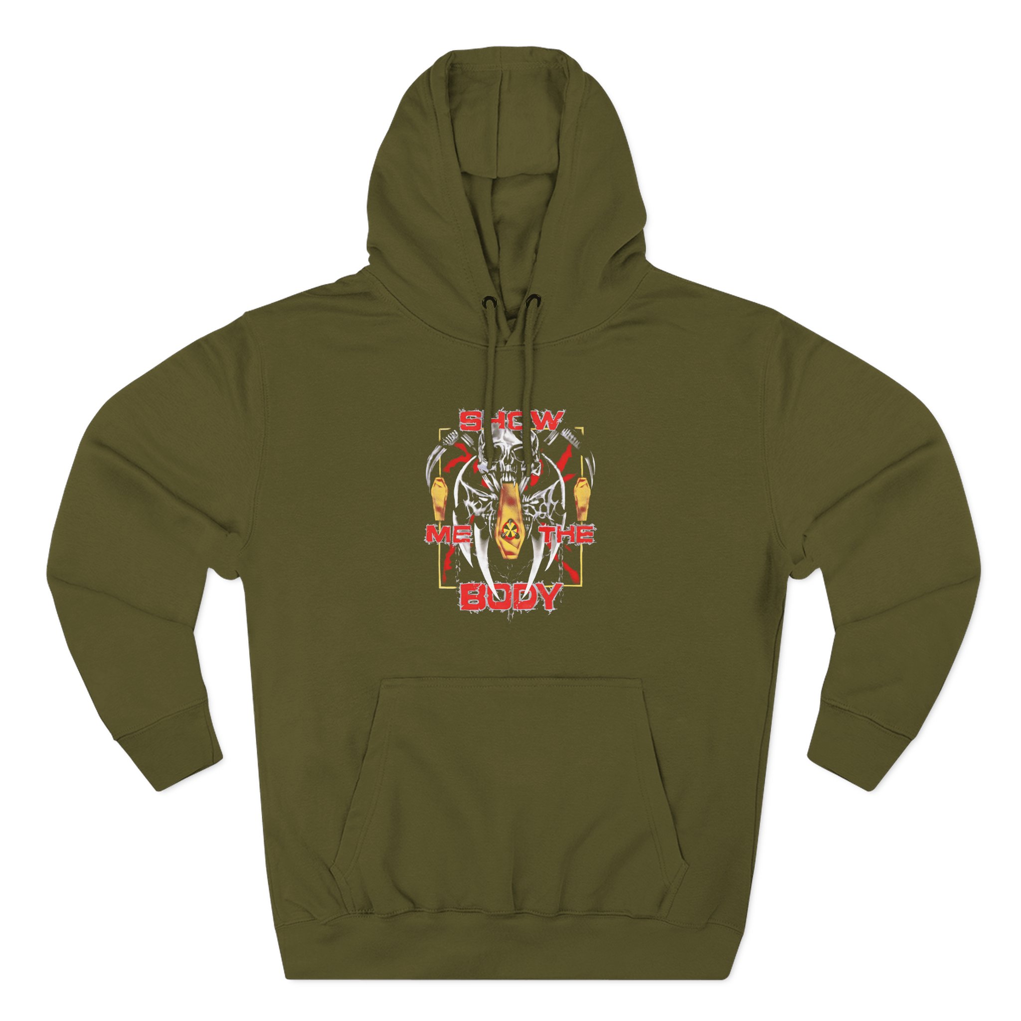 Show Me the Body Radiation Three-Panel Fleece Hoodie