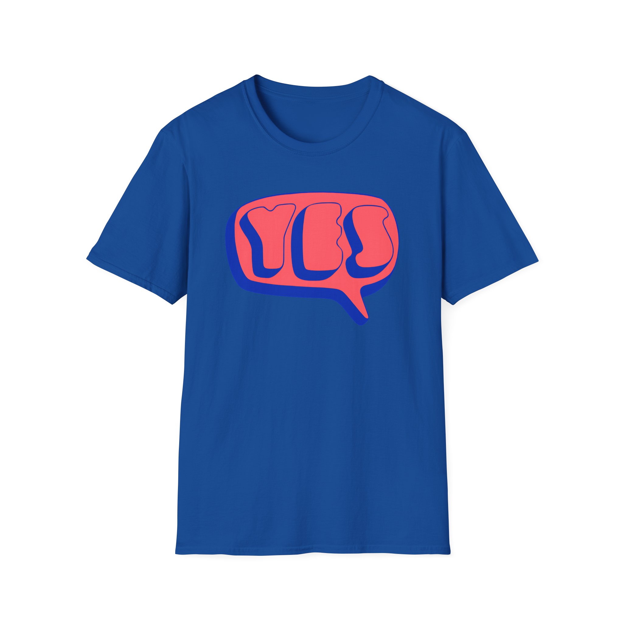 Yes Word Bubble Unisex Softstyle T-Shirt