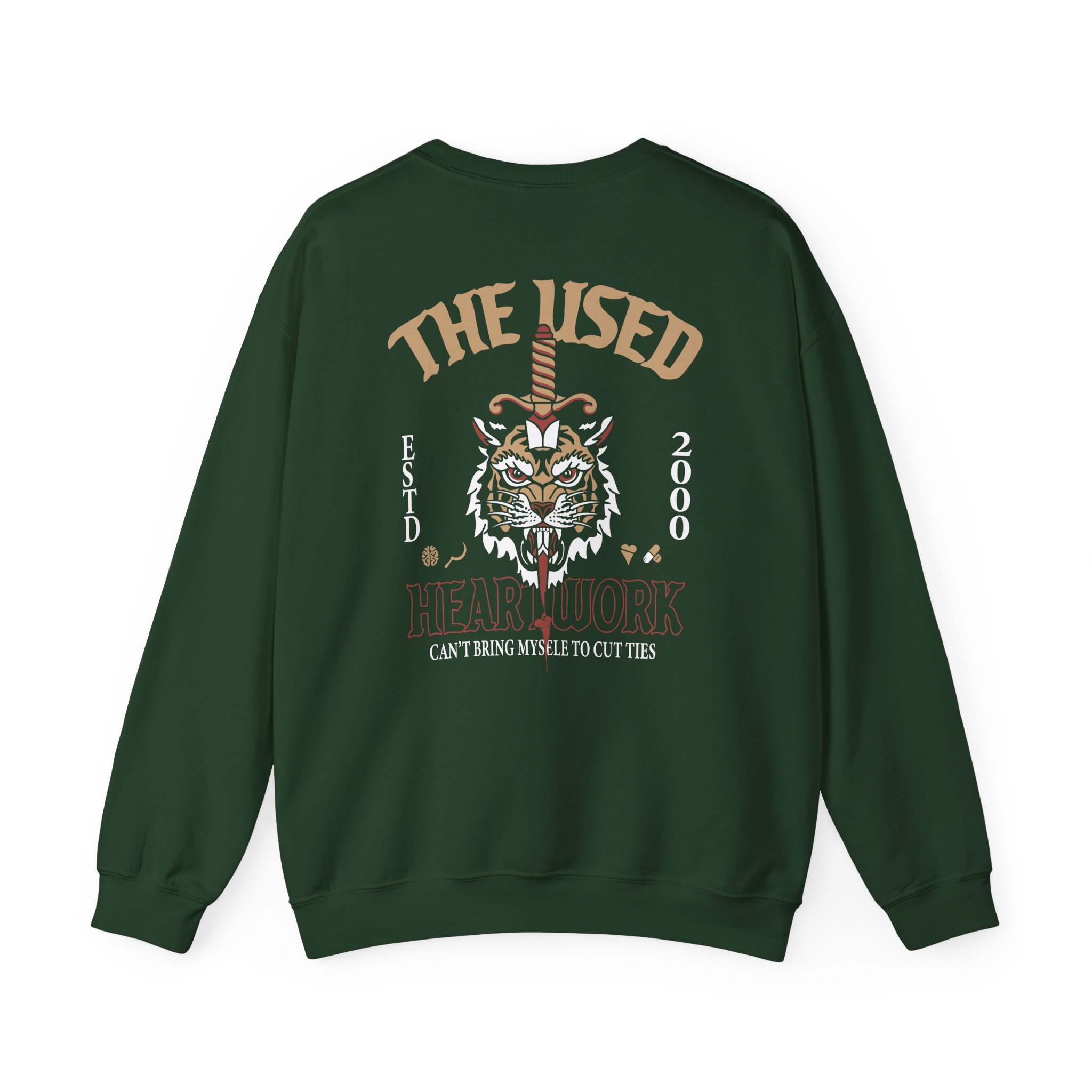 The Used Self Titled 25 Year Unisex Heavy Blendâ„¢ Crewneck Sweatshirt