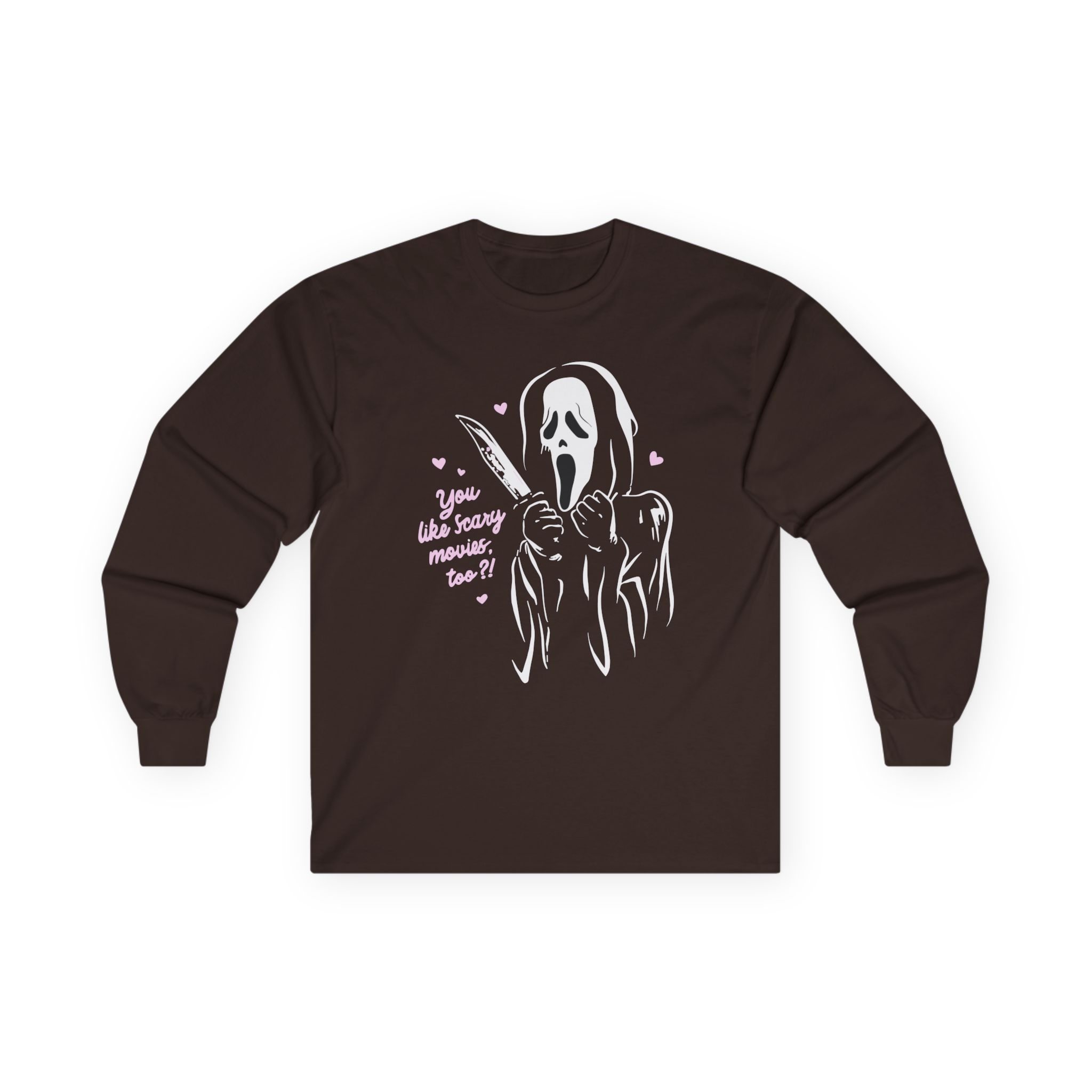 Ghostface You Like Scary Movies Too? Unisex Ultra Cotton Long Sleeve Tee