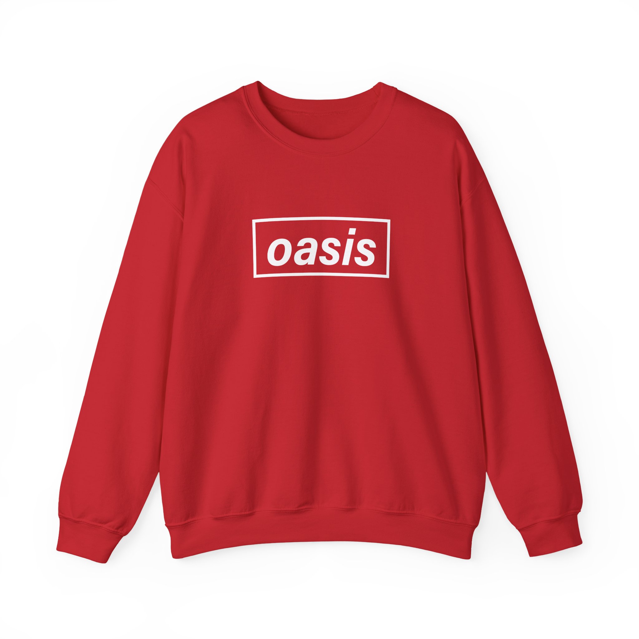 Oasis Decca Logo Unisex Heavy Blendâ„¢ Crewneck Sweatshirt
