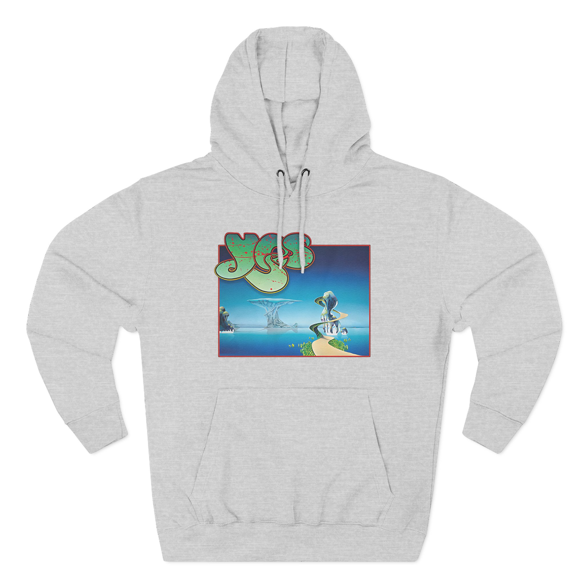 Yes Song Album Cover Three-Panel Fleece Hoodie