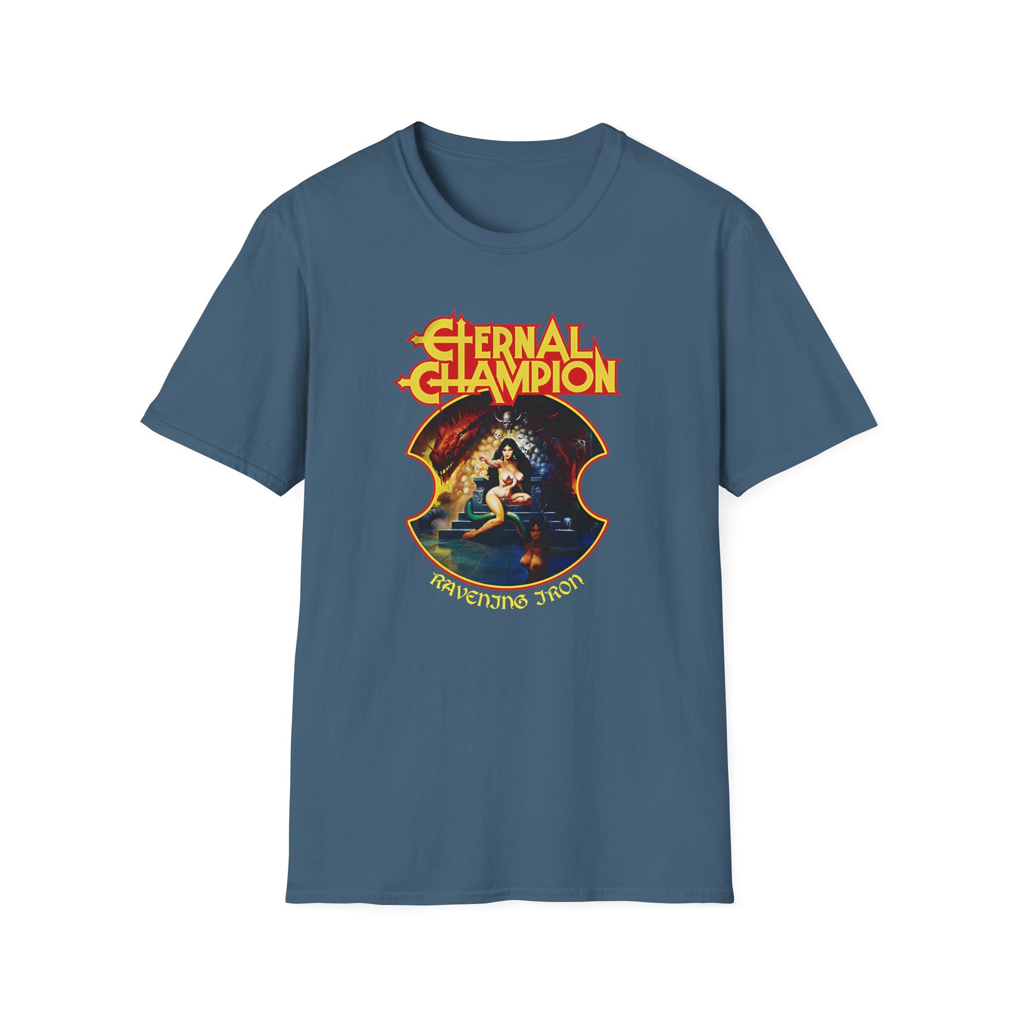 Eternal Champion Stack Unisex Softstyle T-Shirt