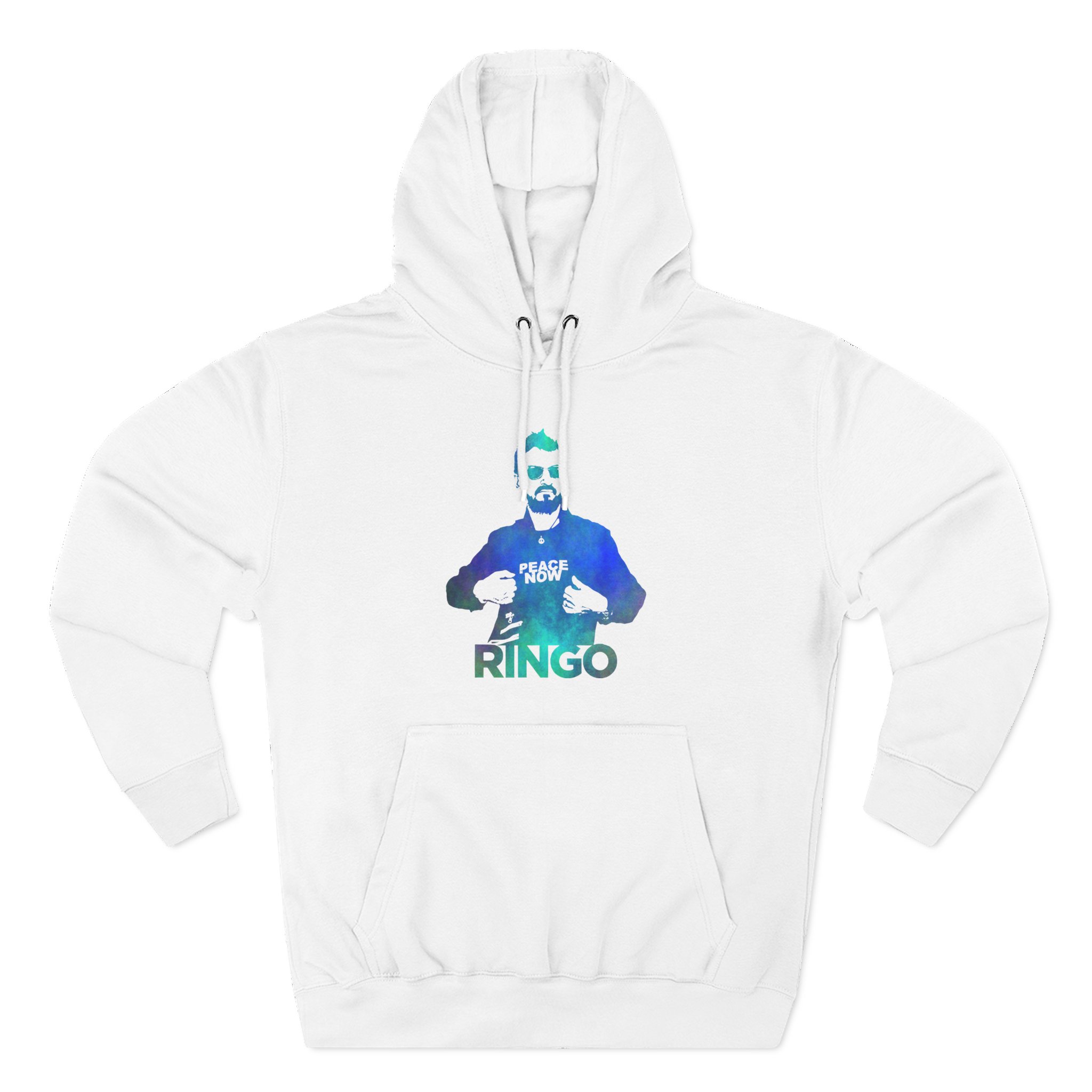 Ringo Starr Peace Now Mint Three-Panel Fleece Hoodie