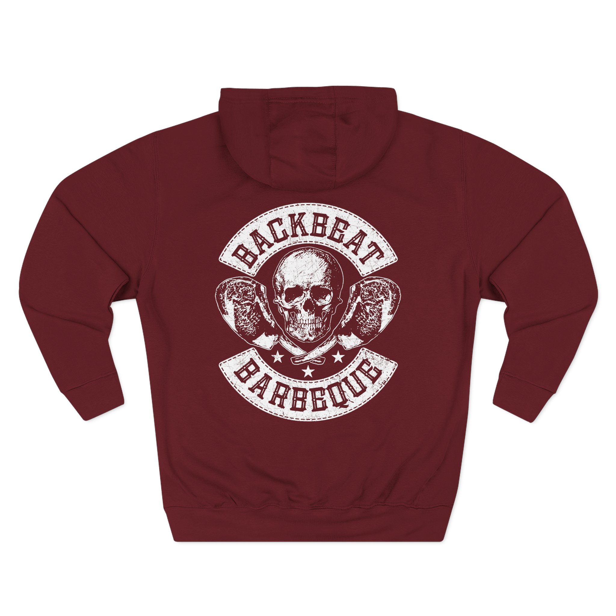 Foo Fighters Backbeat Bbq Logo Three-Panel Fleece Hoodie