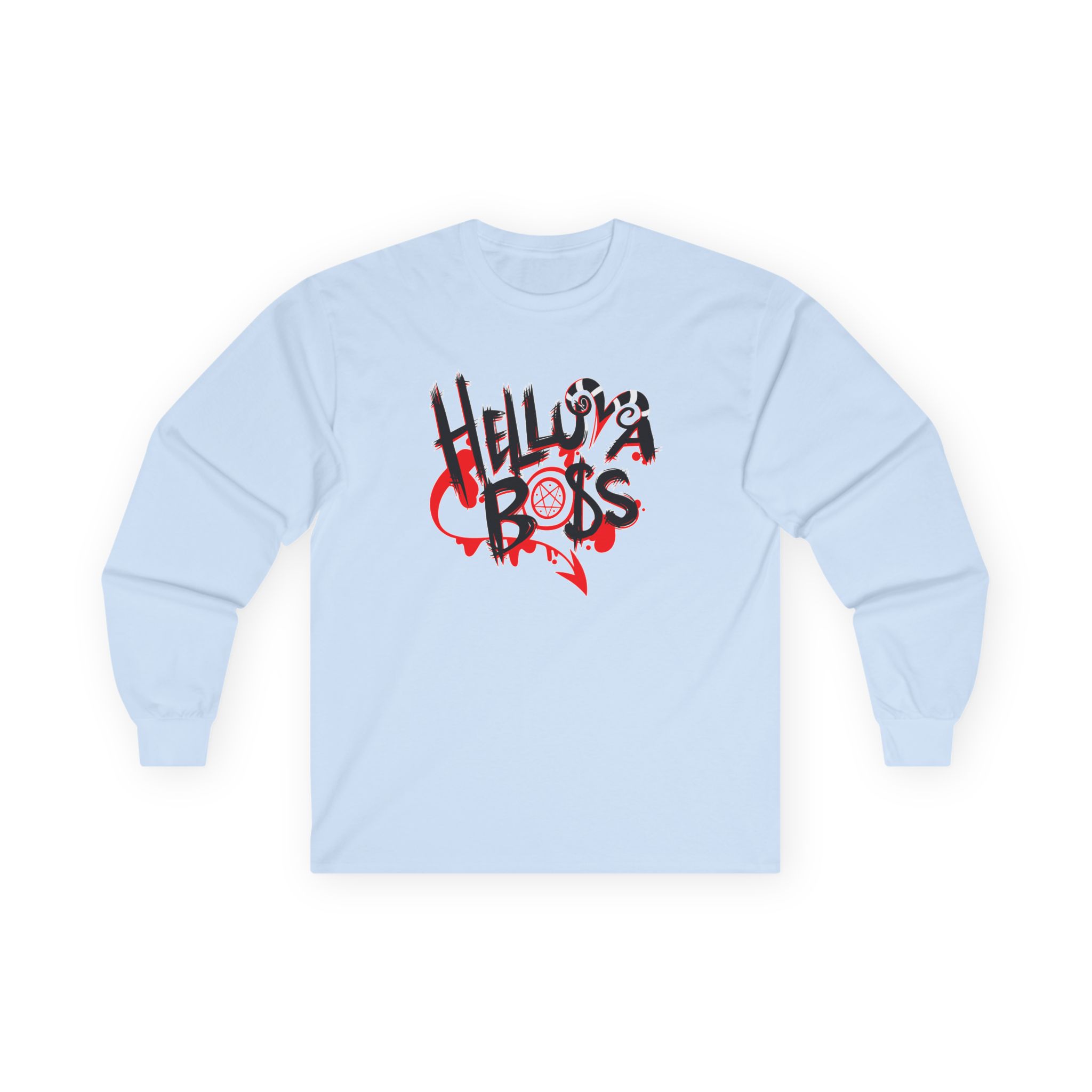 Helluva Boss Logo Unisex Ultra Cotton Long Sleeve Tee